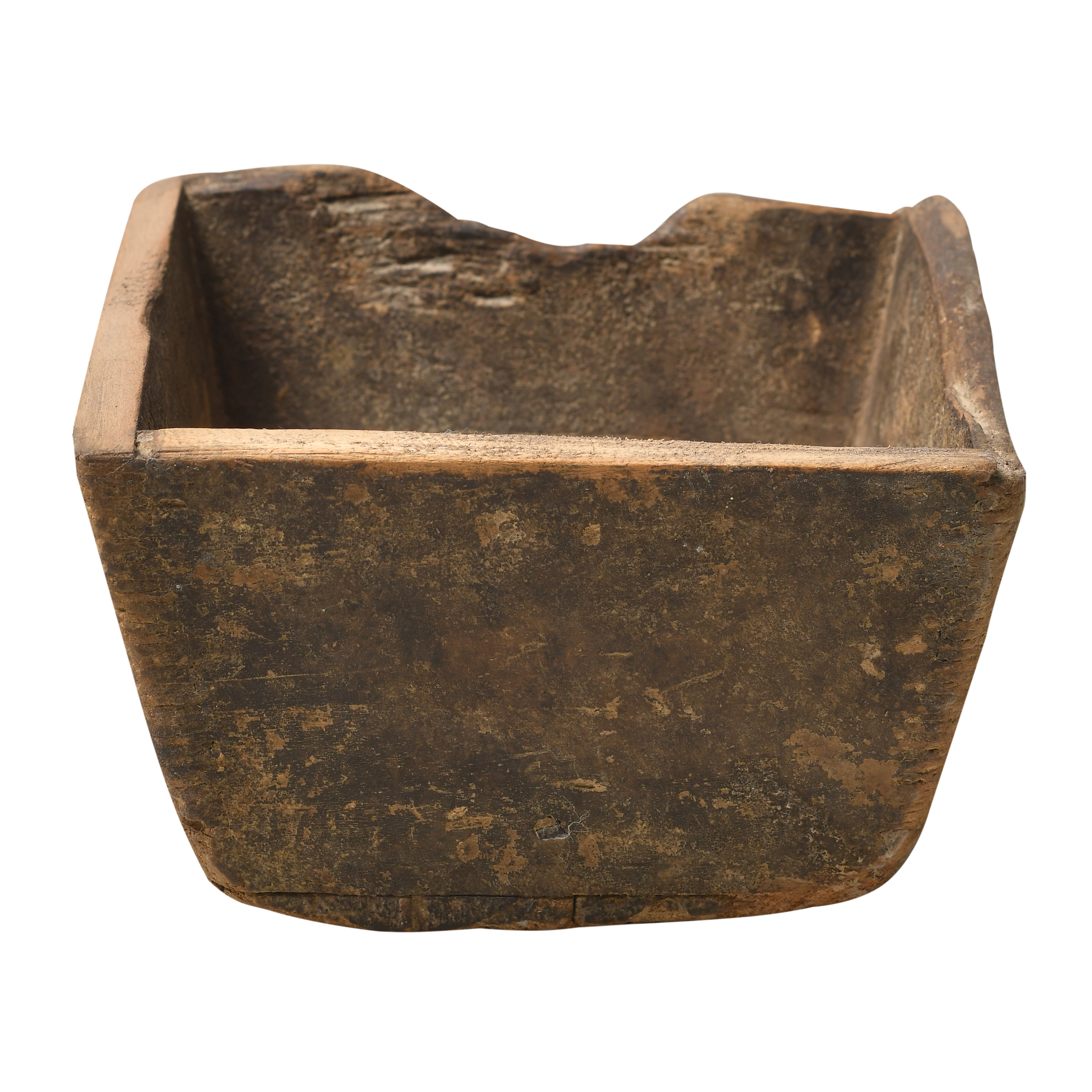 Jian - Panier carré en pin ancien n°14