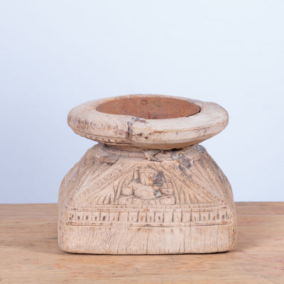 Bijani - Wooden candle holder n ° 22