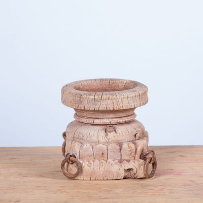 Bijani - Wooden candle holder n ° 18