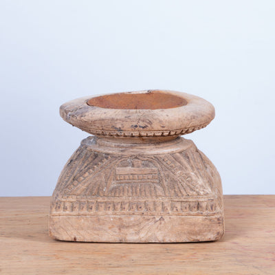 Bijani - Wooden candle holder n ° 22