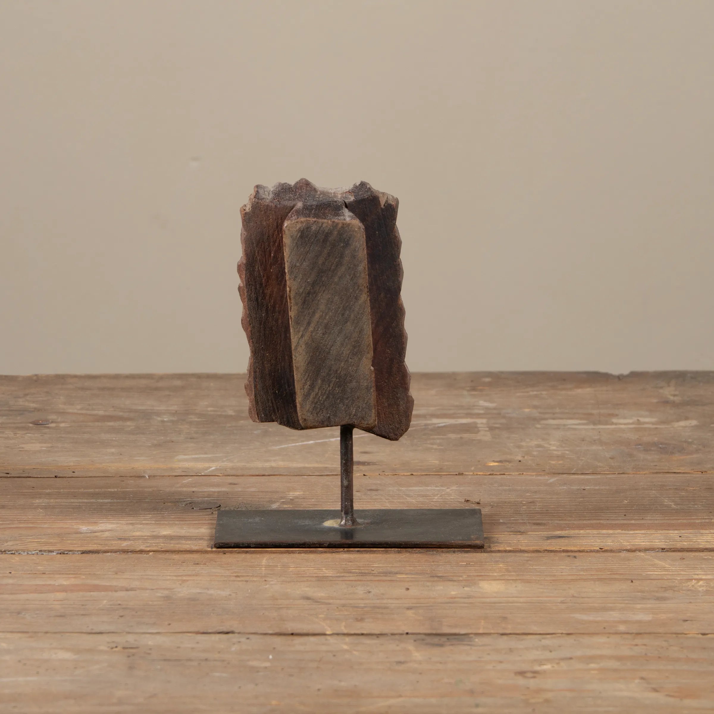 Lakdi - Ancien tampon de blockprint sur pied n°35