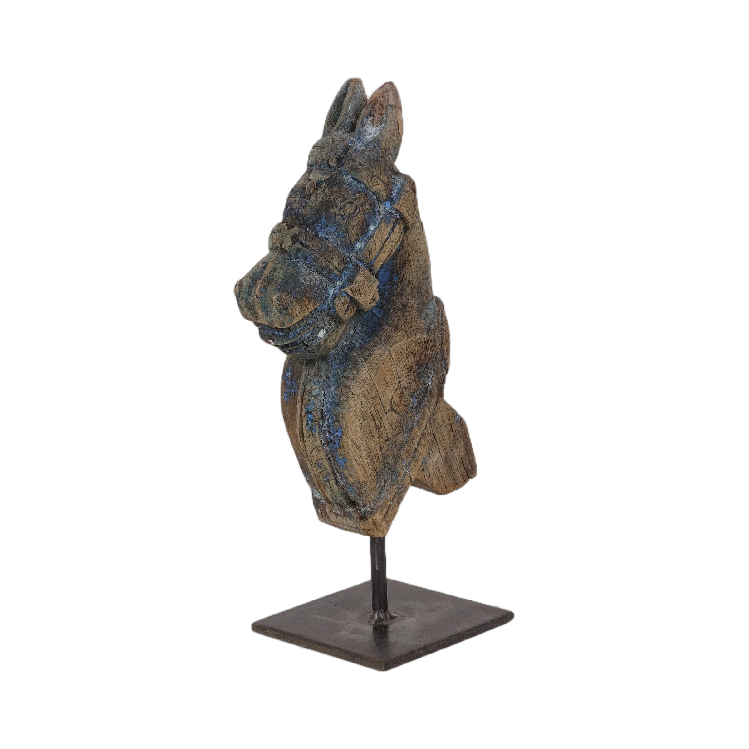 Tejas - Protomé de cheval en bois n°14