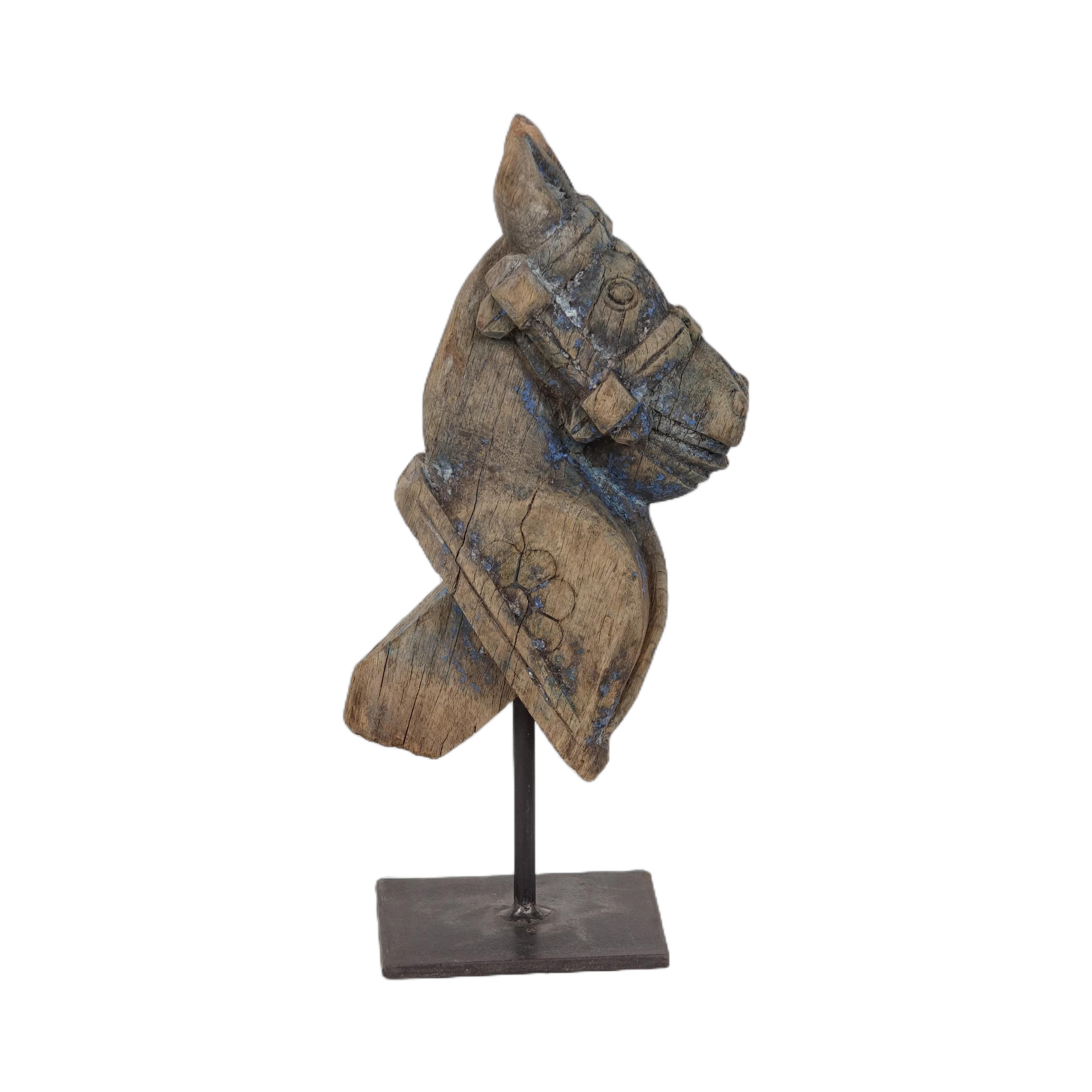 Tejas - Protomé de cheval en bois n°14