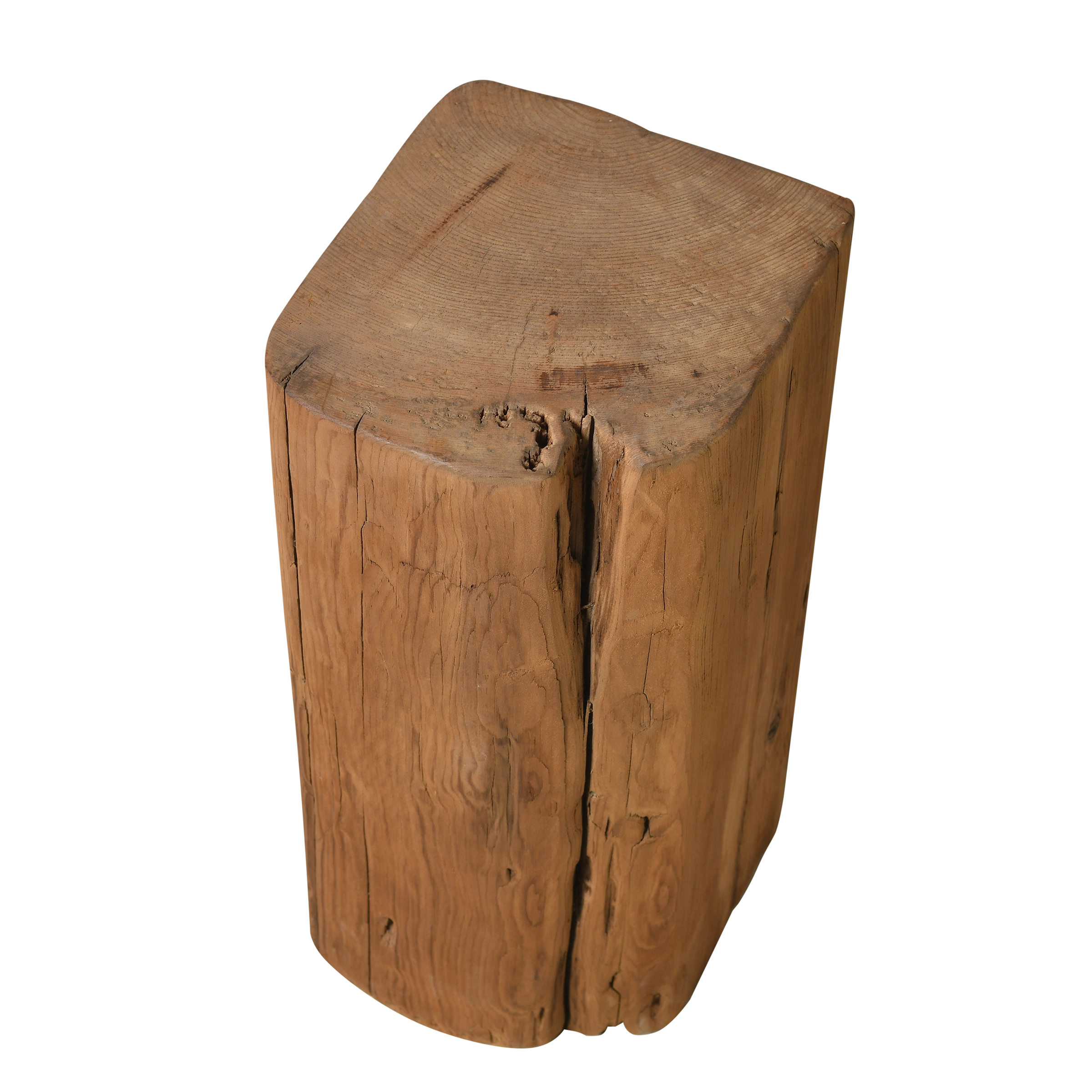 Hechi - Table d’appoint en pin ancien n°3 - vue 2