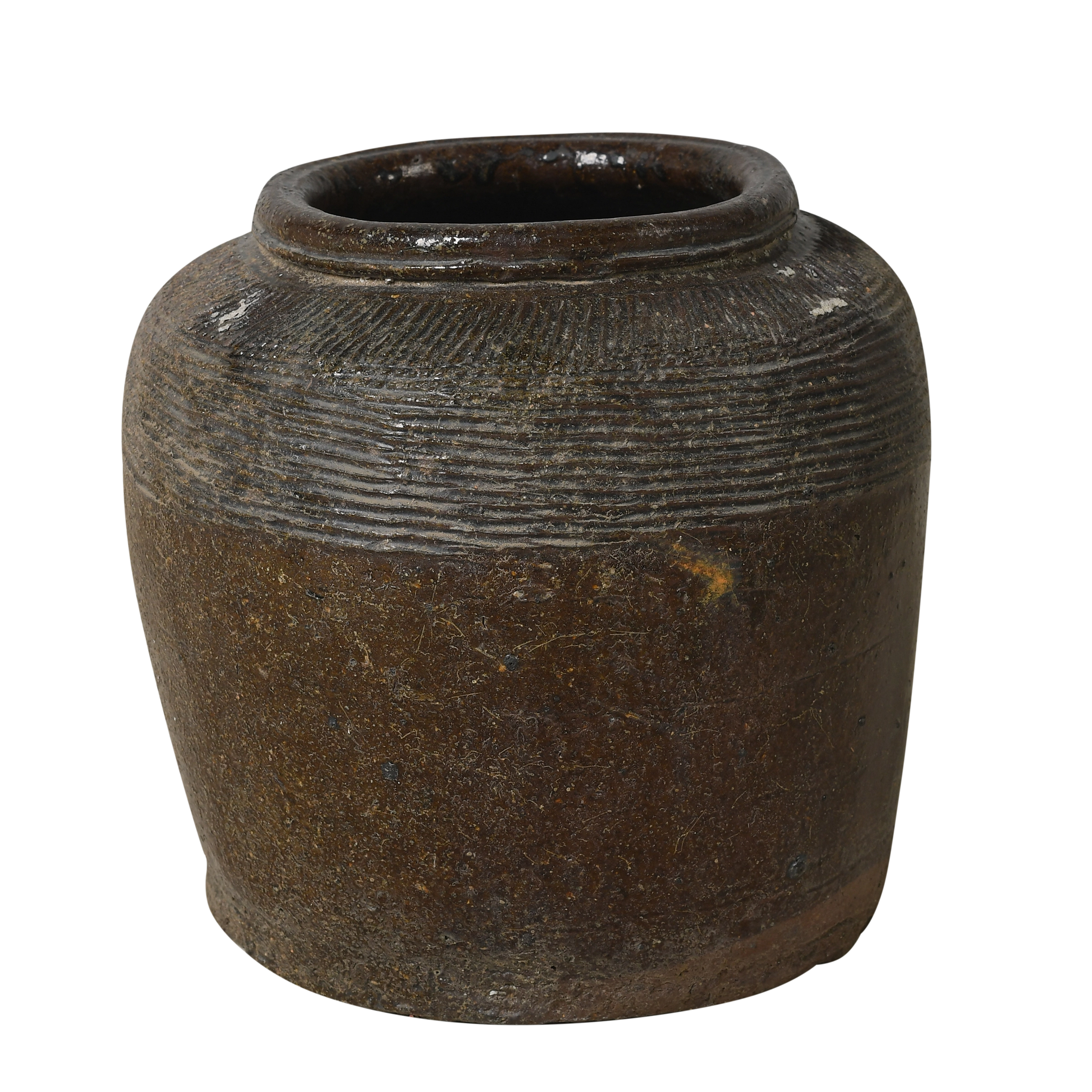 Yishui - Ancien pot chinois émaillé n°13