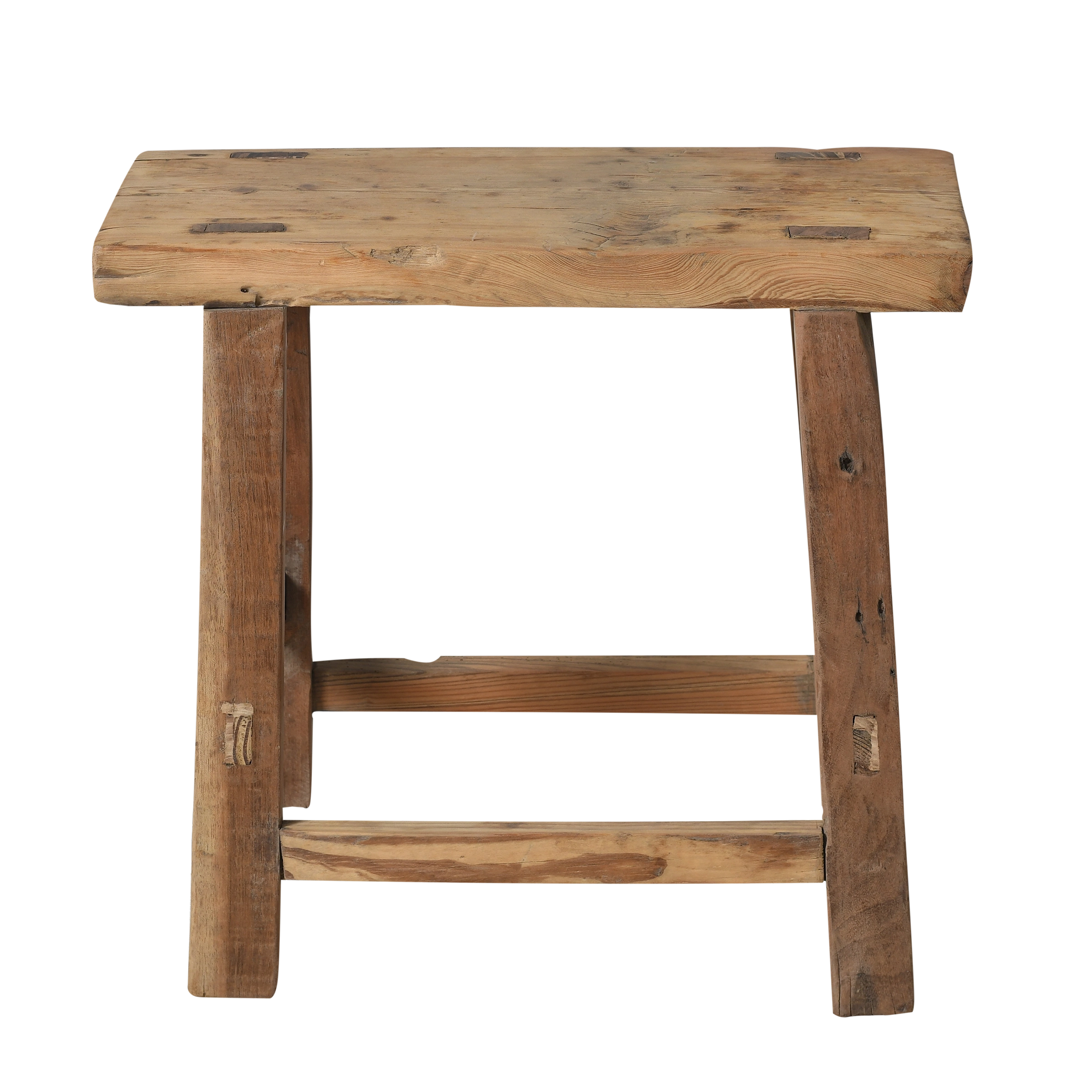 Zin - Tabouret chinois ancien en orme n°12