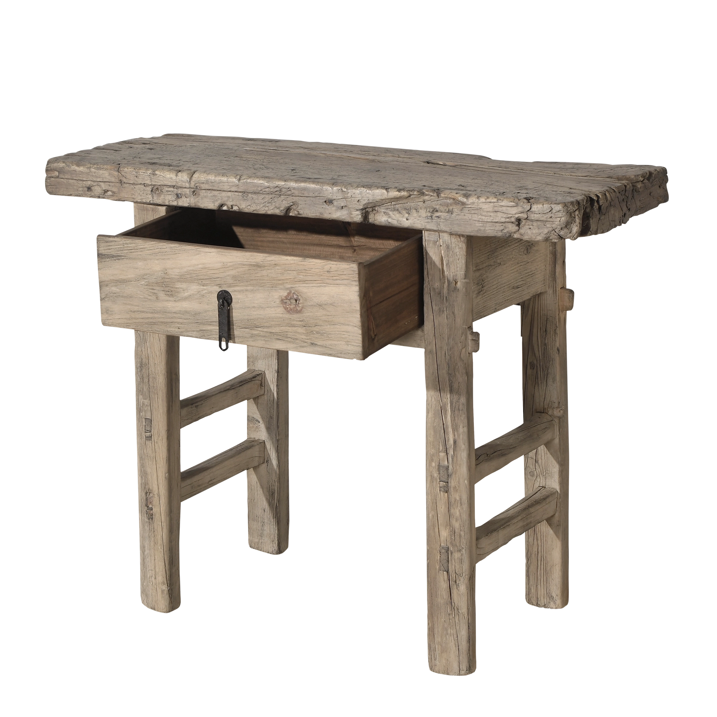 Jining - Petite console chinoise en orme ancien n°5 - vue 3