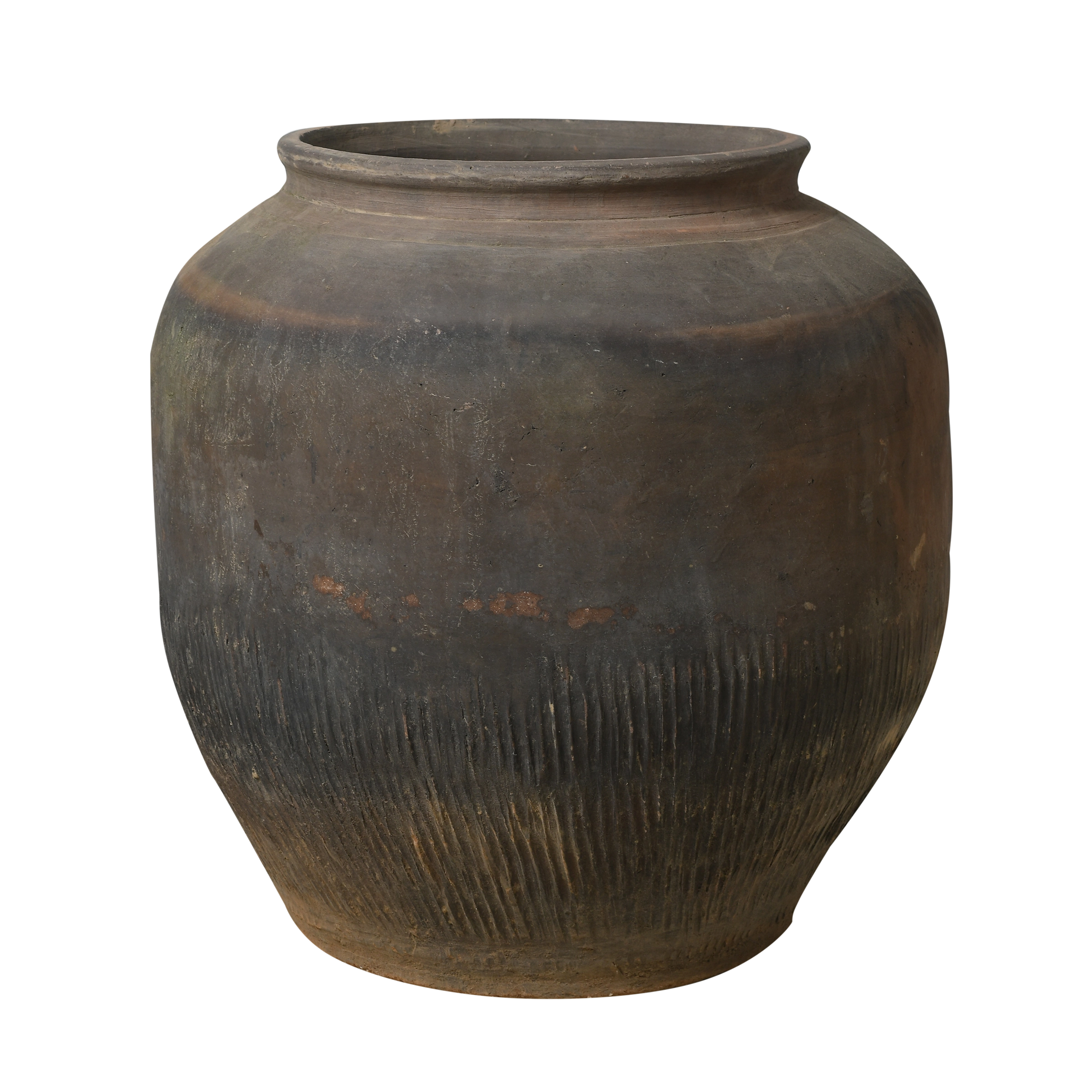 Shantou – Grand pot ancien chinois en terre cuite n°4