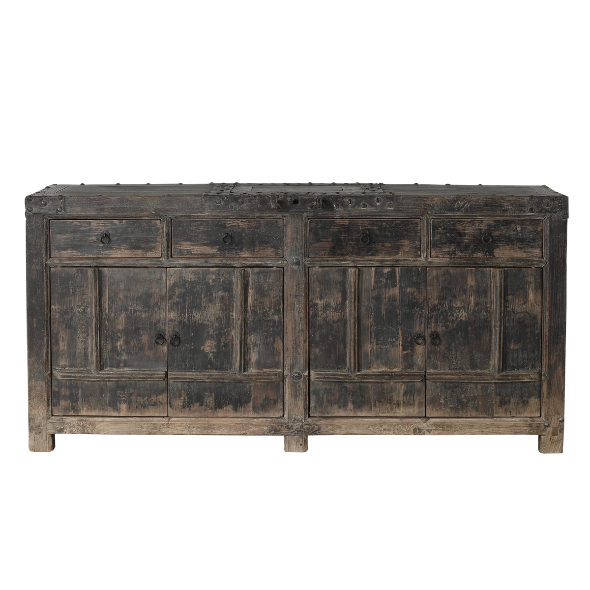 Qingdao - Buffet chinois ancien en orme massif n°42
