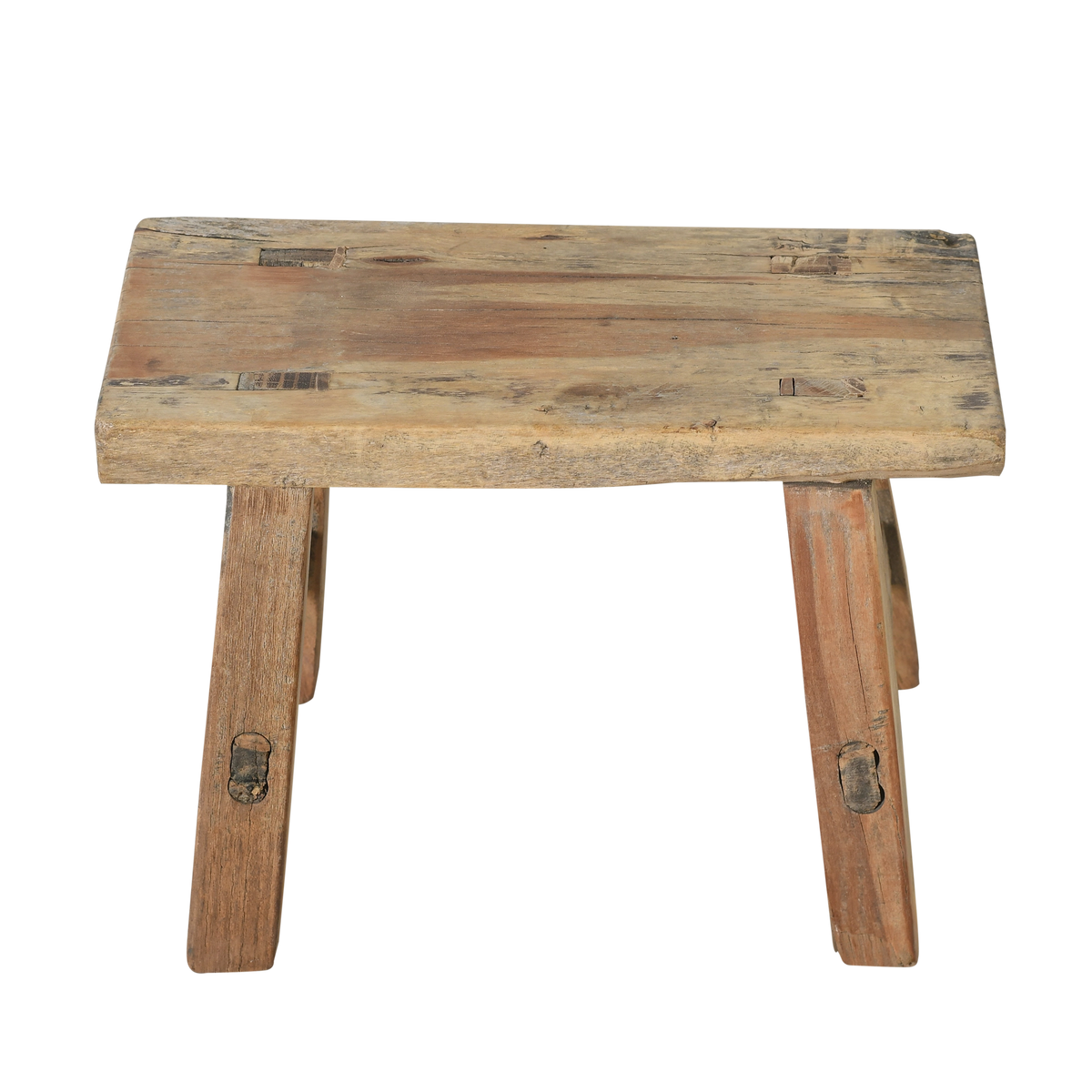 Nuo - Mini tabouret ancien en orme n°40