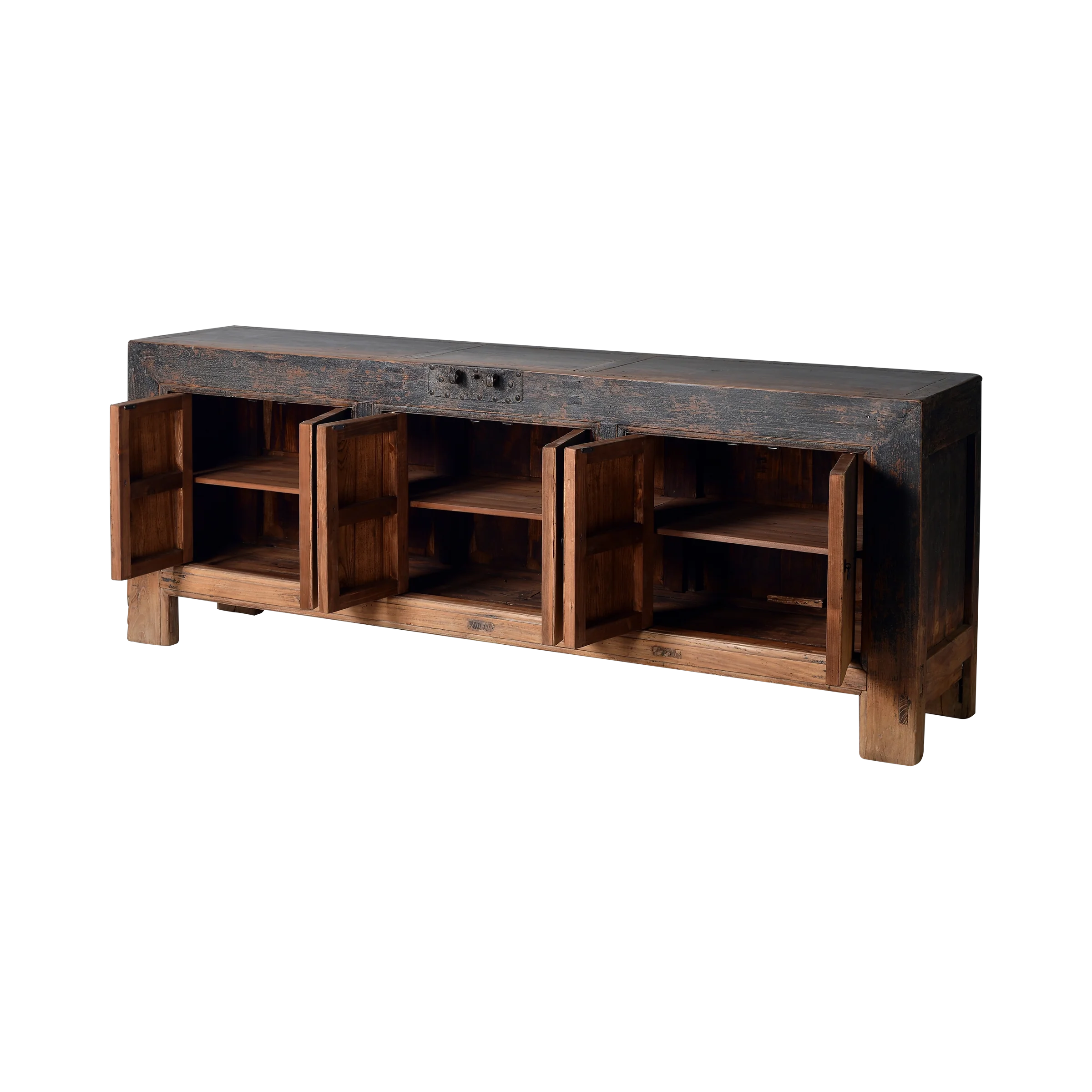 Qingdao - Buffet chinois ancien en orme massif n°16