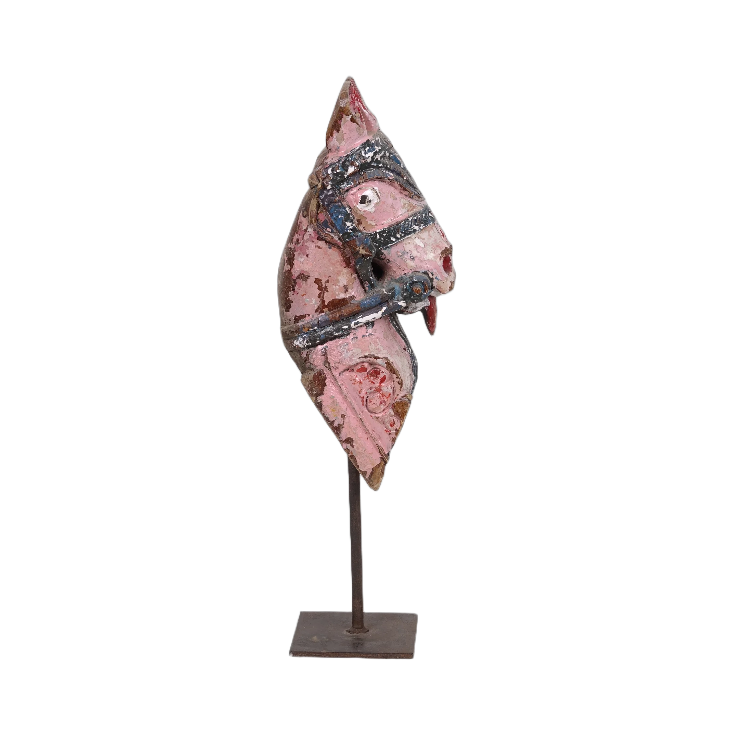 Tejas - Protomé de cheval en bois n°18