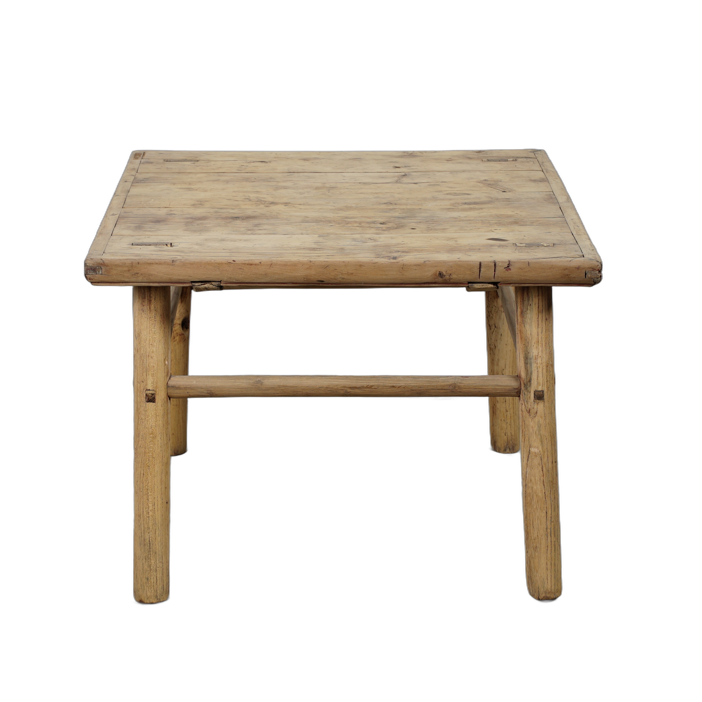 Jining - Table d'appoint carrée en orme n°4 - vue 3