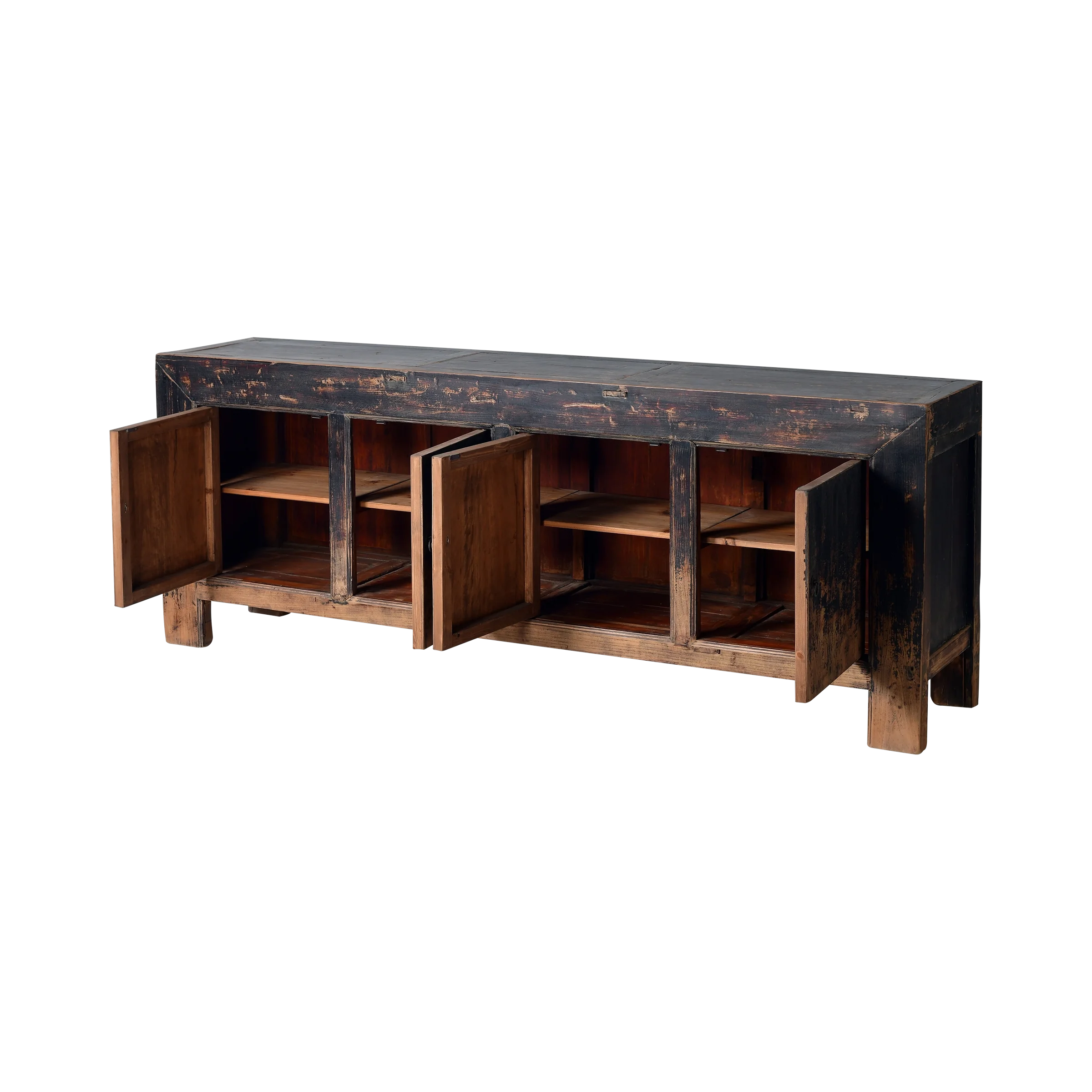 Qingdao - Buffet chinois ancien en orme massif n°13