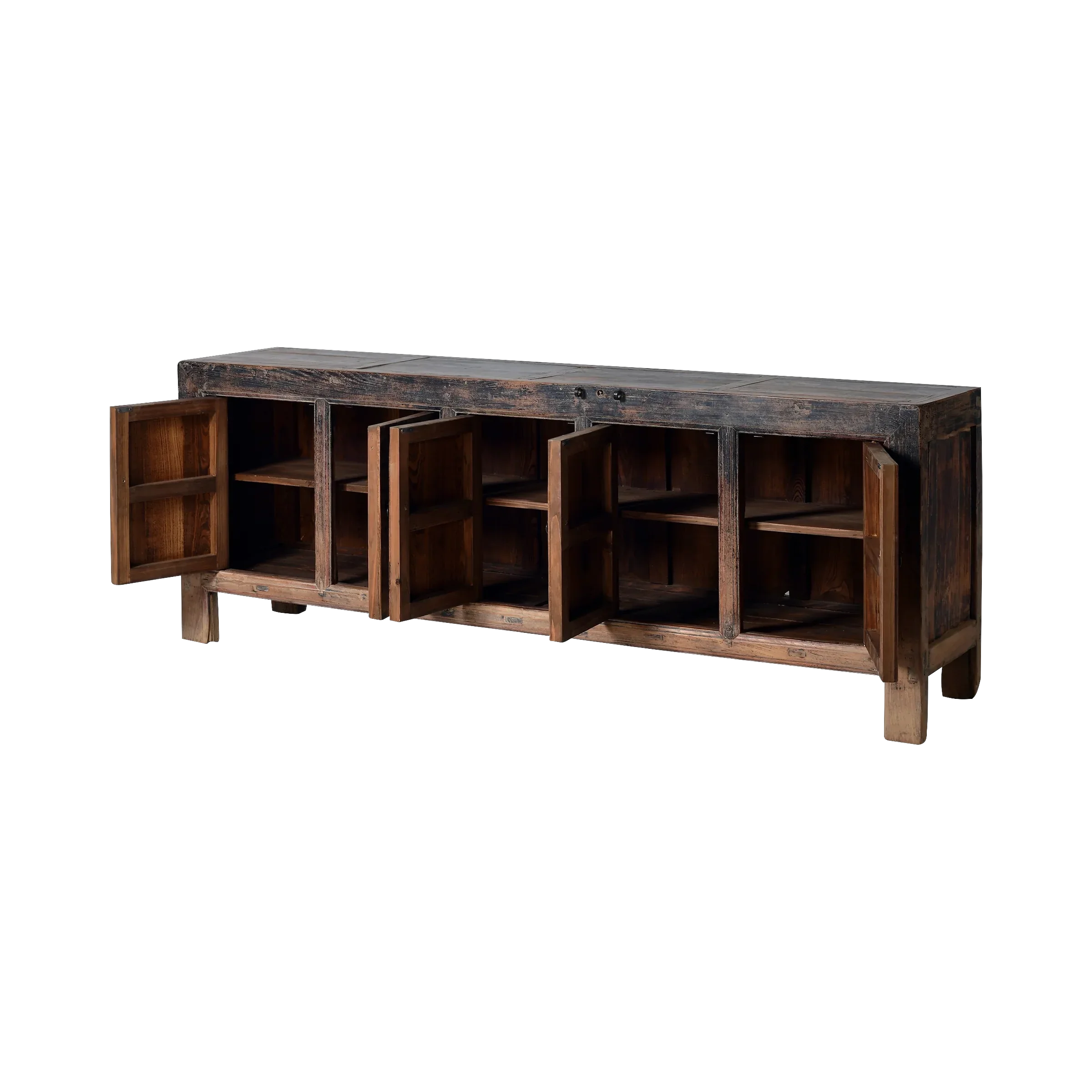 Qingdao - Buffet chinois ancien en orme massif n°2