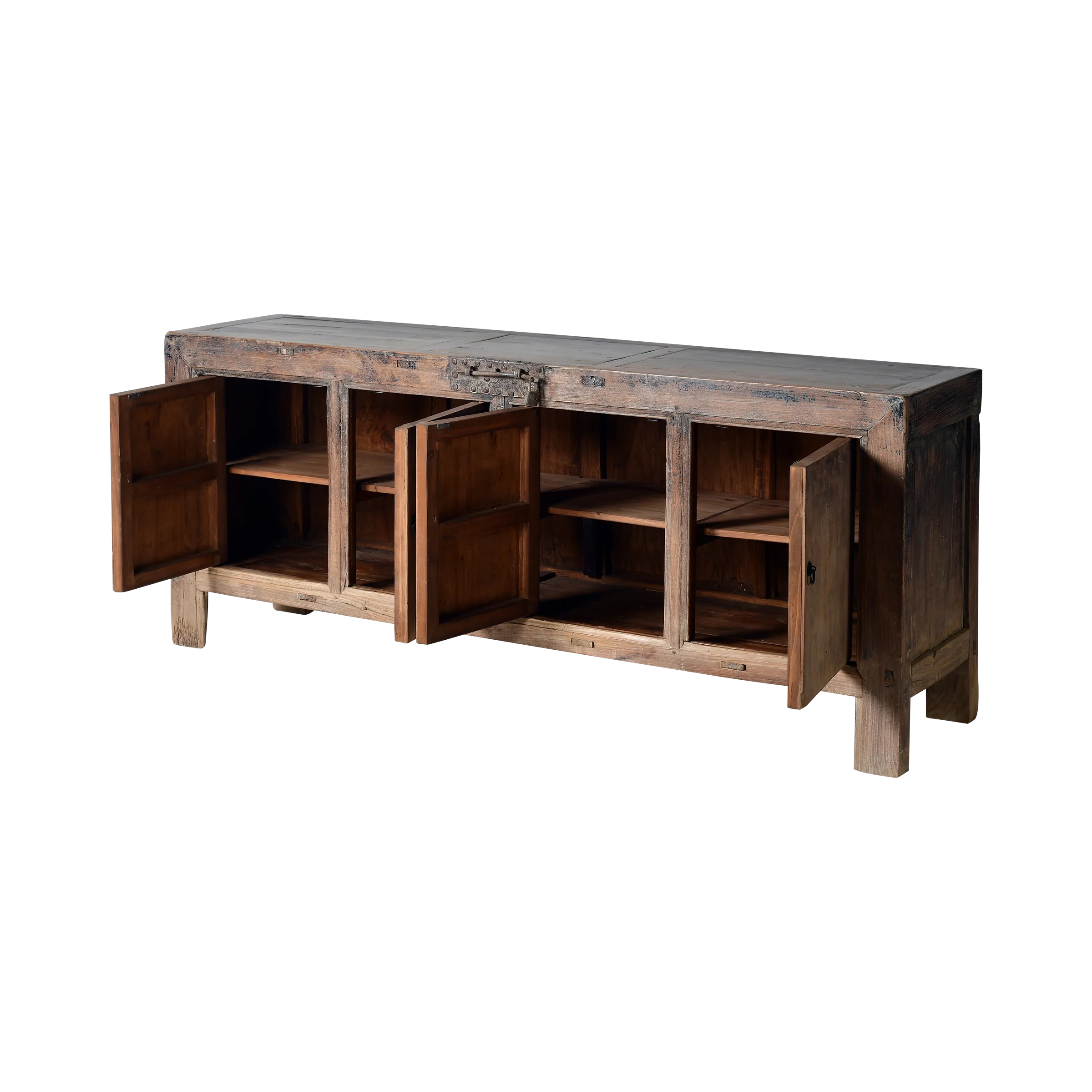 Qingdao - Buffet chinois ancien en orme massif n°20