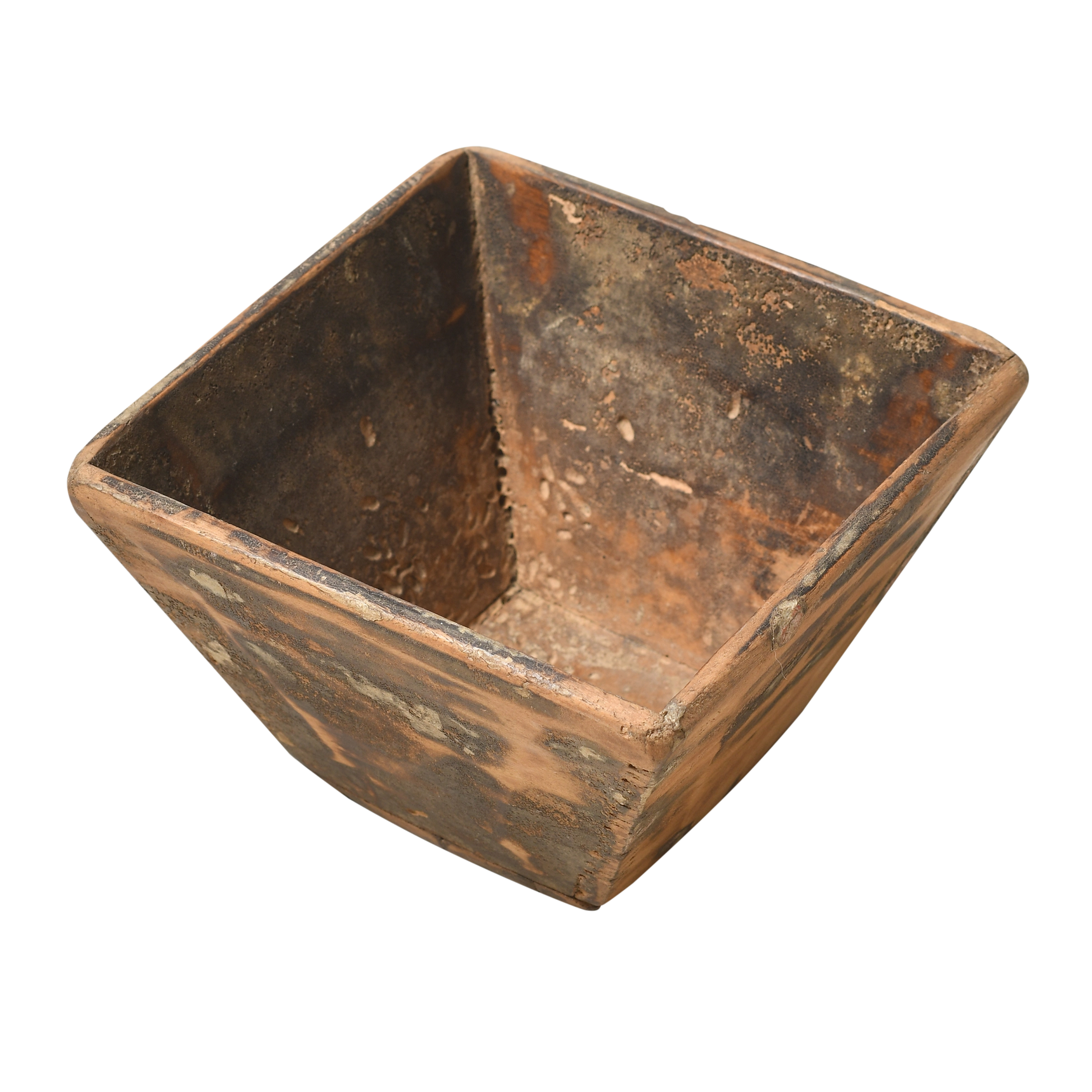 Jian - Panier carré en pin ancien n°17 - vue 2