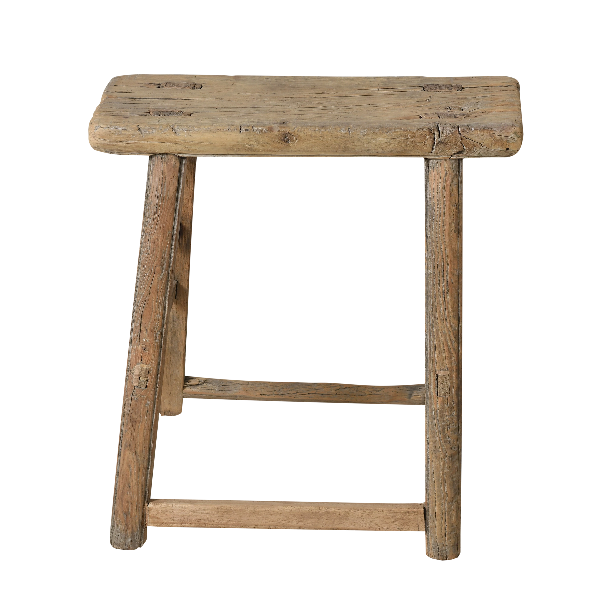 Zin - Tabouret chinois ancien en orme n°21
