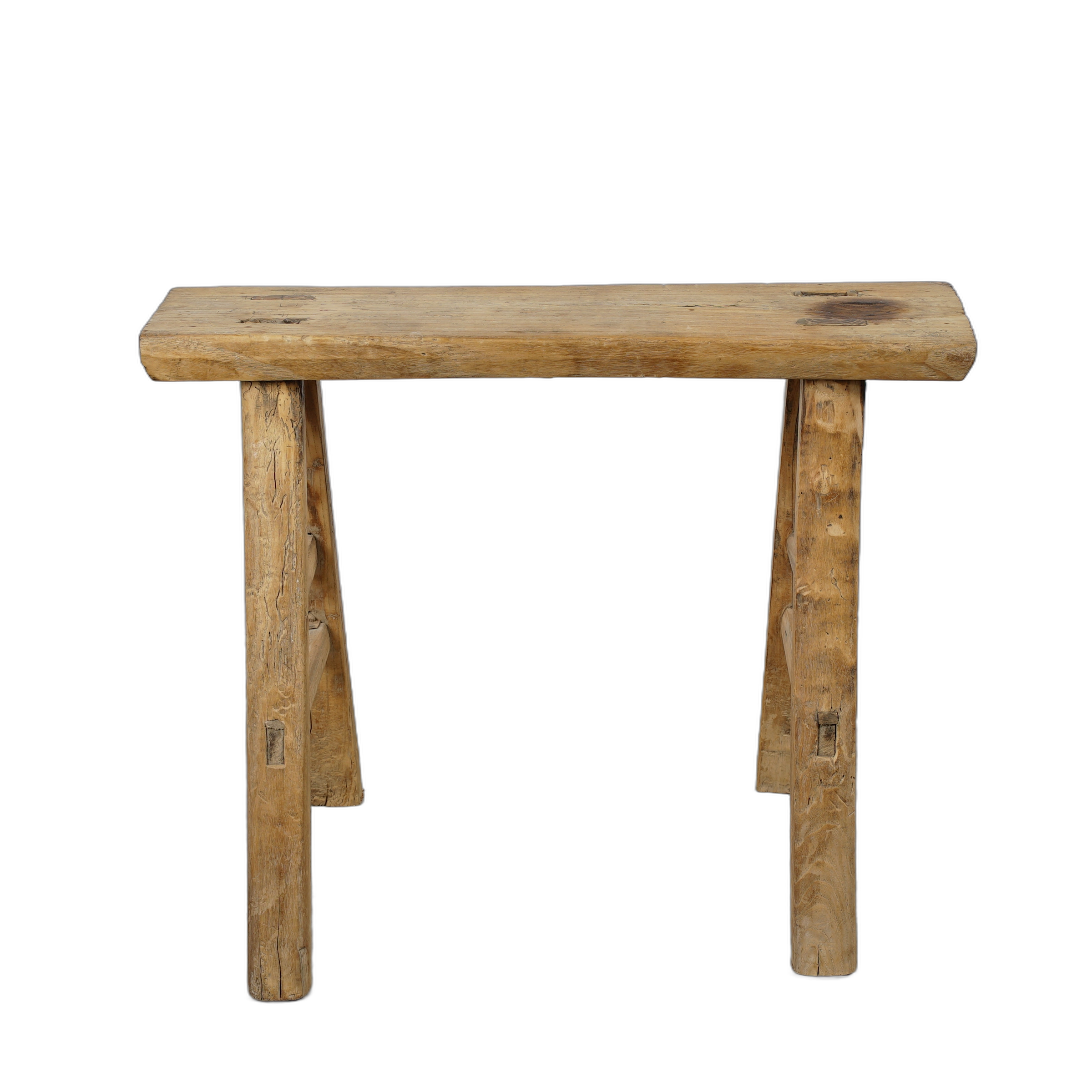 Zao - Tabouret chinois ancien en orme n°31