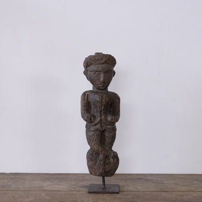 Deesa - Old sculpted Indian statue n ° 2