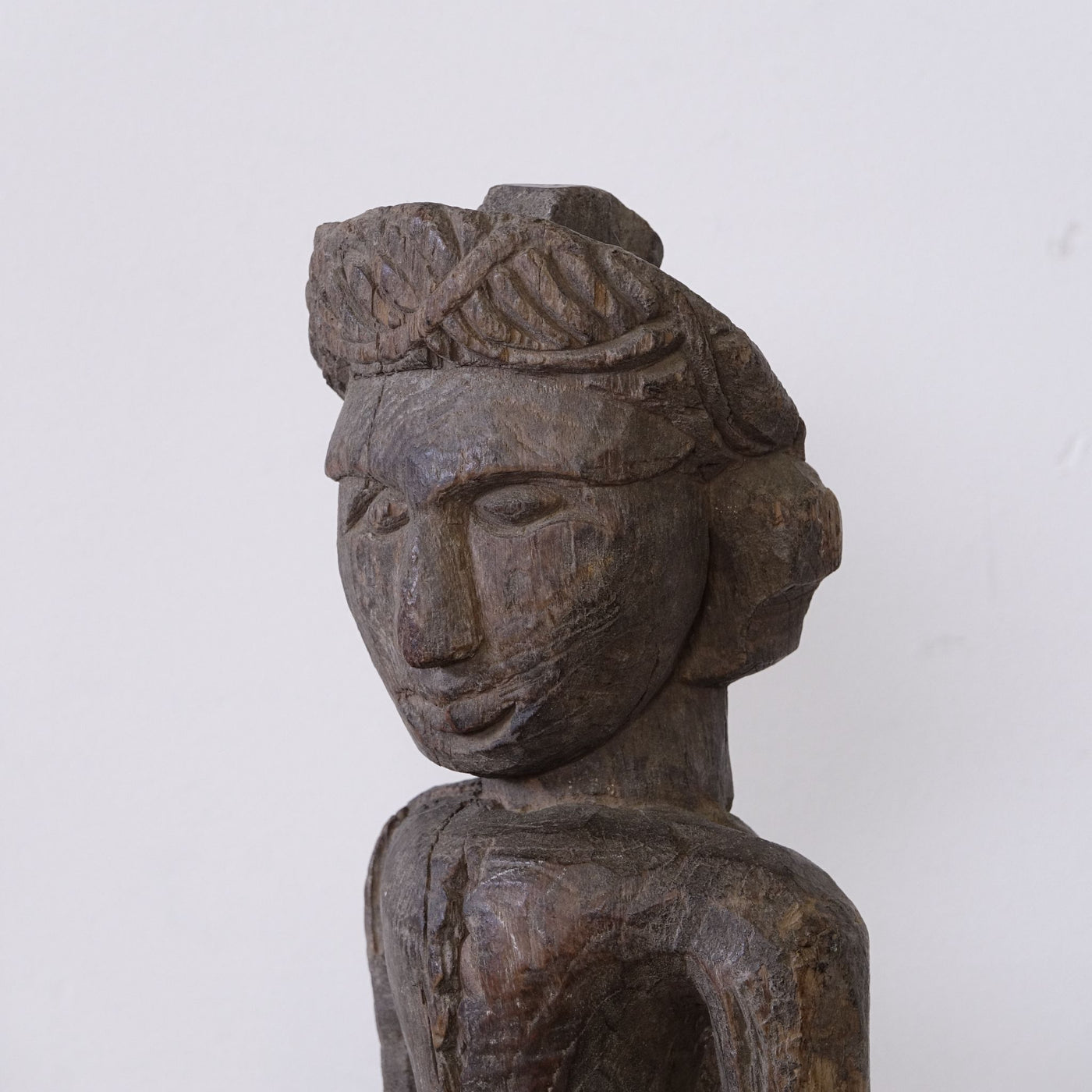 Deesa - Old sculpted Indian statue n ° 2