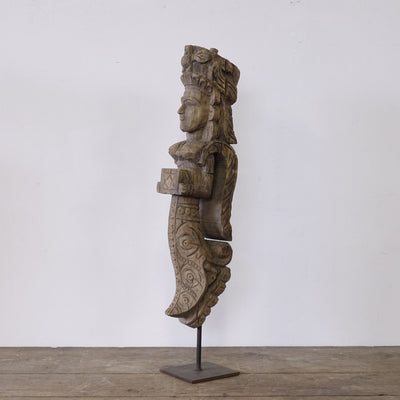 Deesa - Old sculpted Indian statue n ° 3