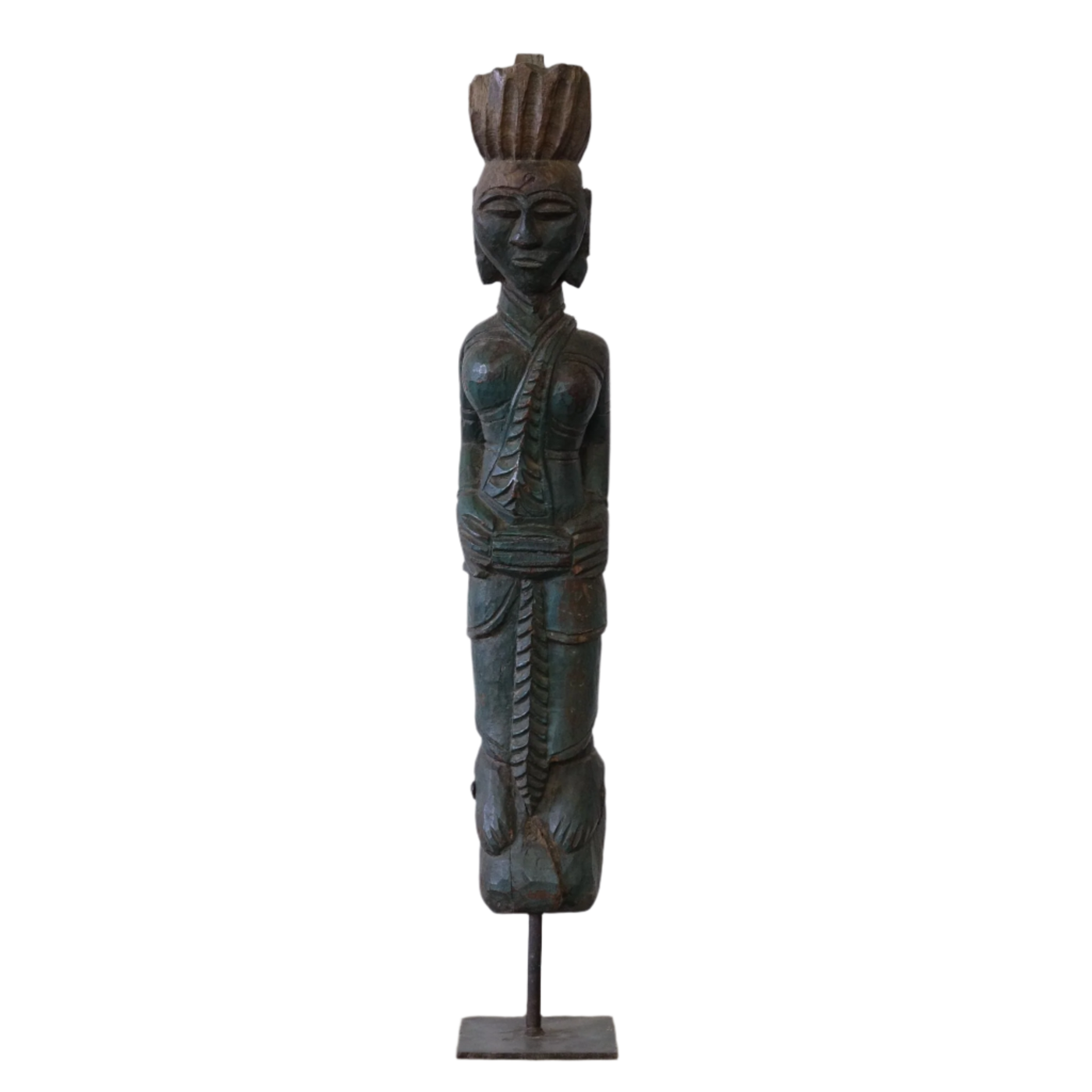 DEESA - Old sculpted Indian statue n ° 5