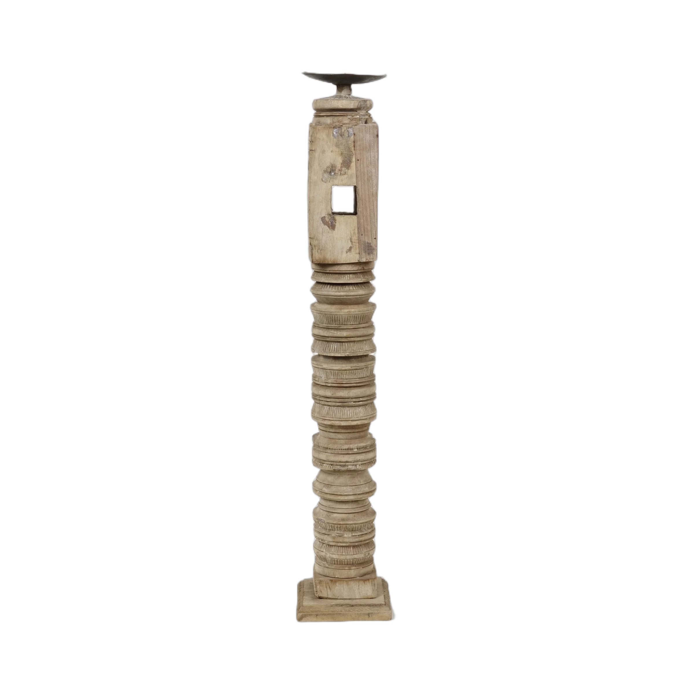 Rajvansh - Bougeoir en bois n°4