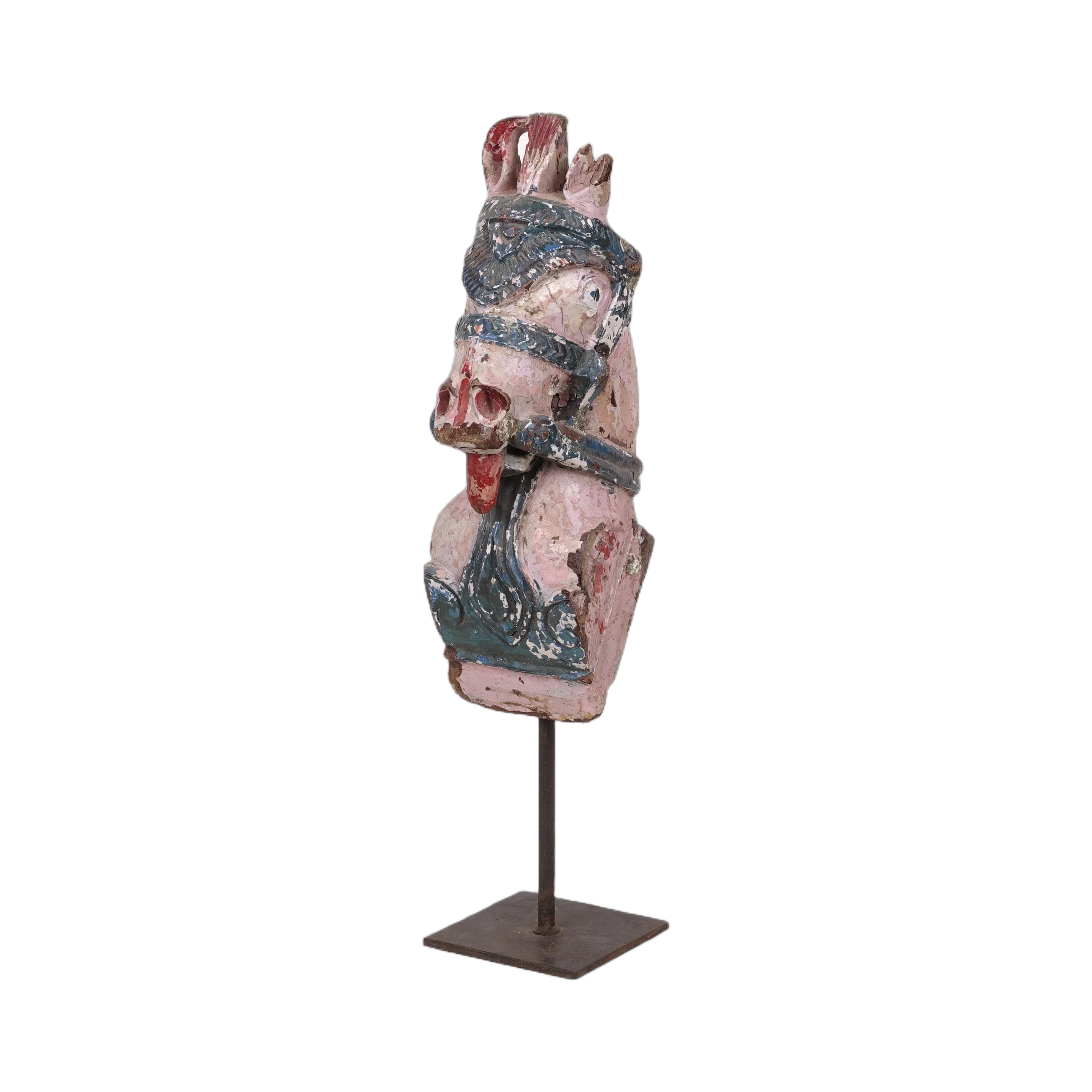 Tejas - Protomé de cheval en bois n°18