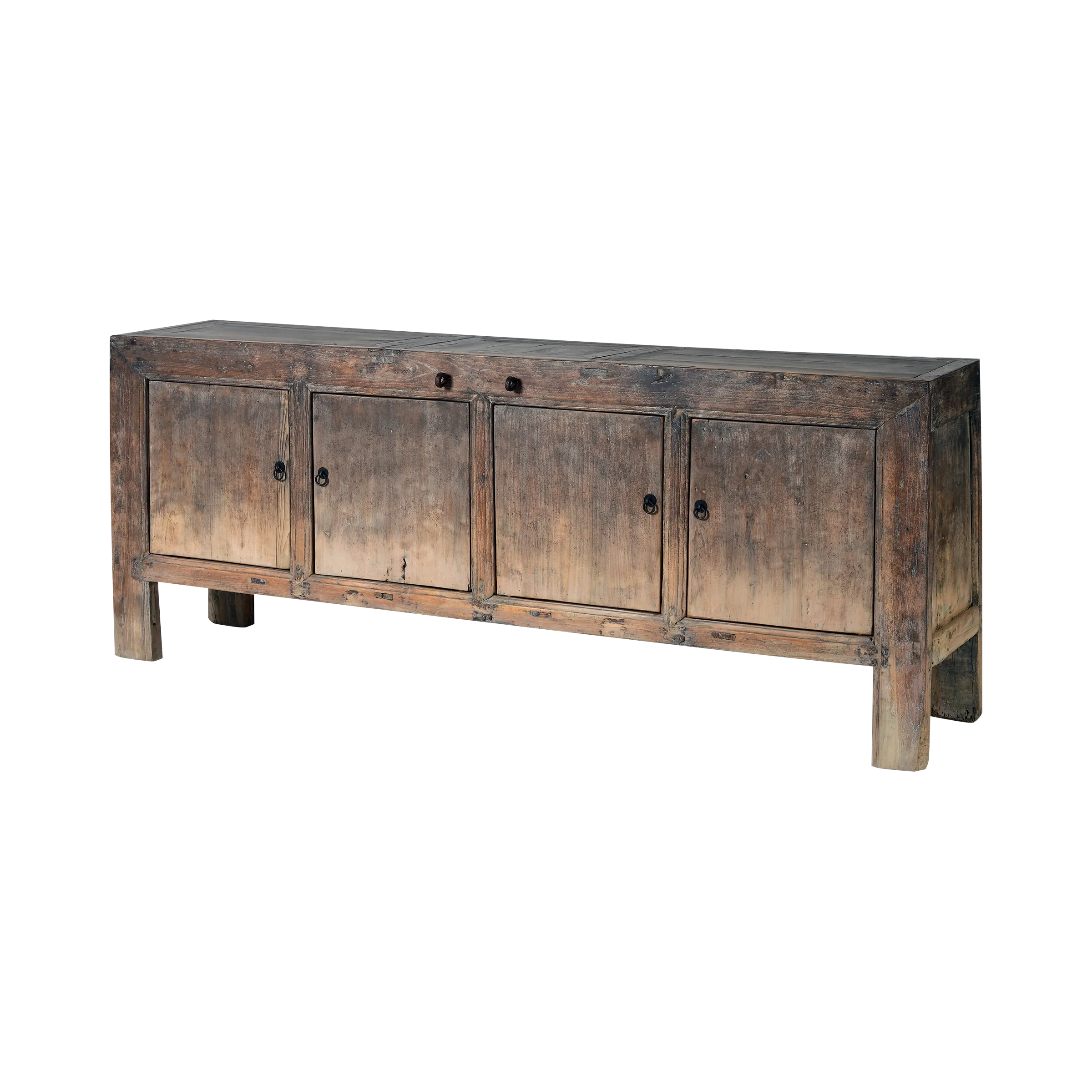 Qingdao - Buffet chinois ancien en orme massif n°3