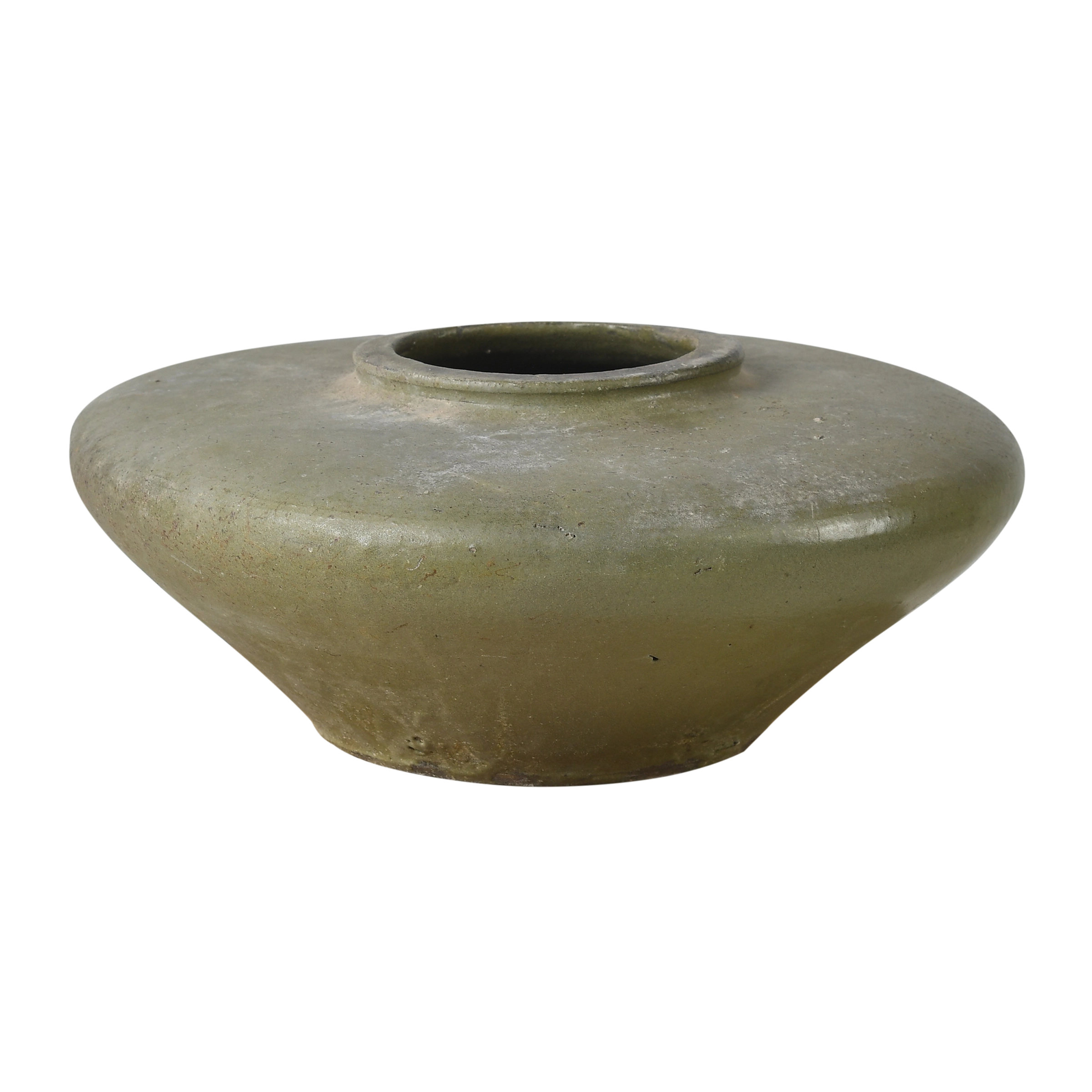 Huai - Jarre plate chinoise en grès n°5