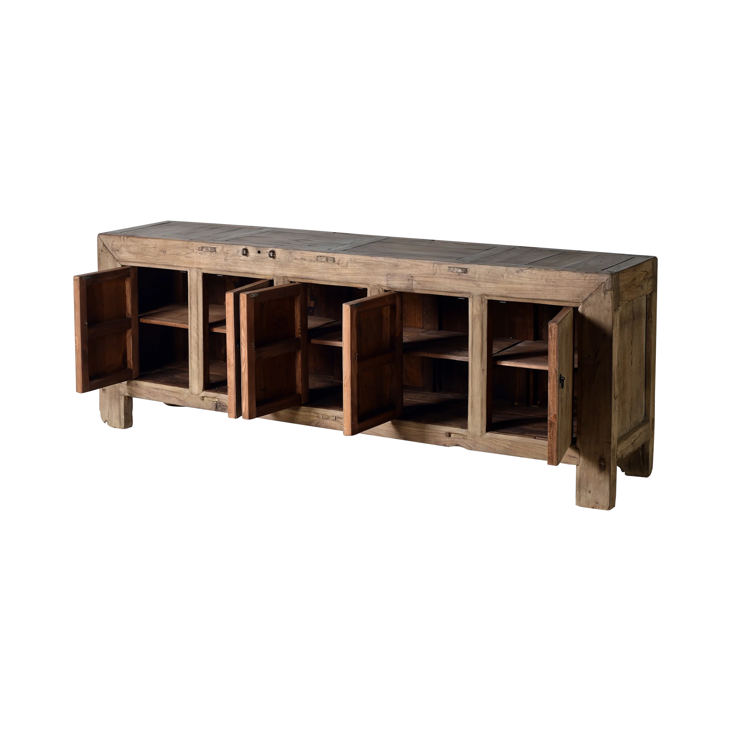 Qingdao - Buffet chinois ancien en orme massif n°19