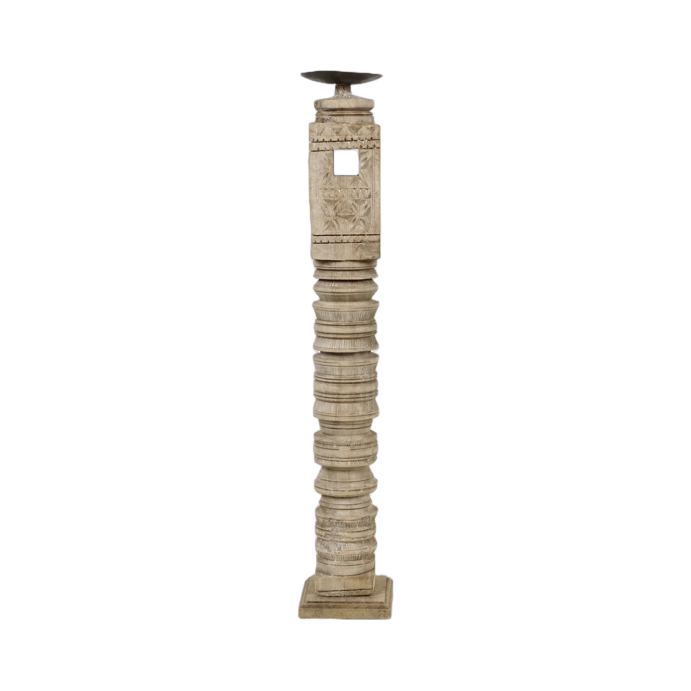 Rajvansh - Bougeoir en bois n°4