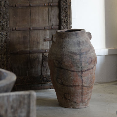 Erzurum - Ancient Turkish Anatolia Jar on Terracotta N ° 32