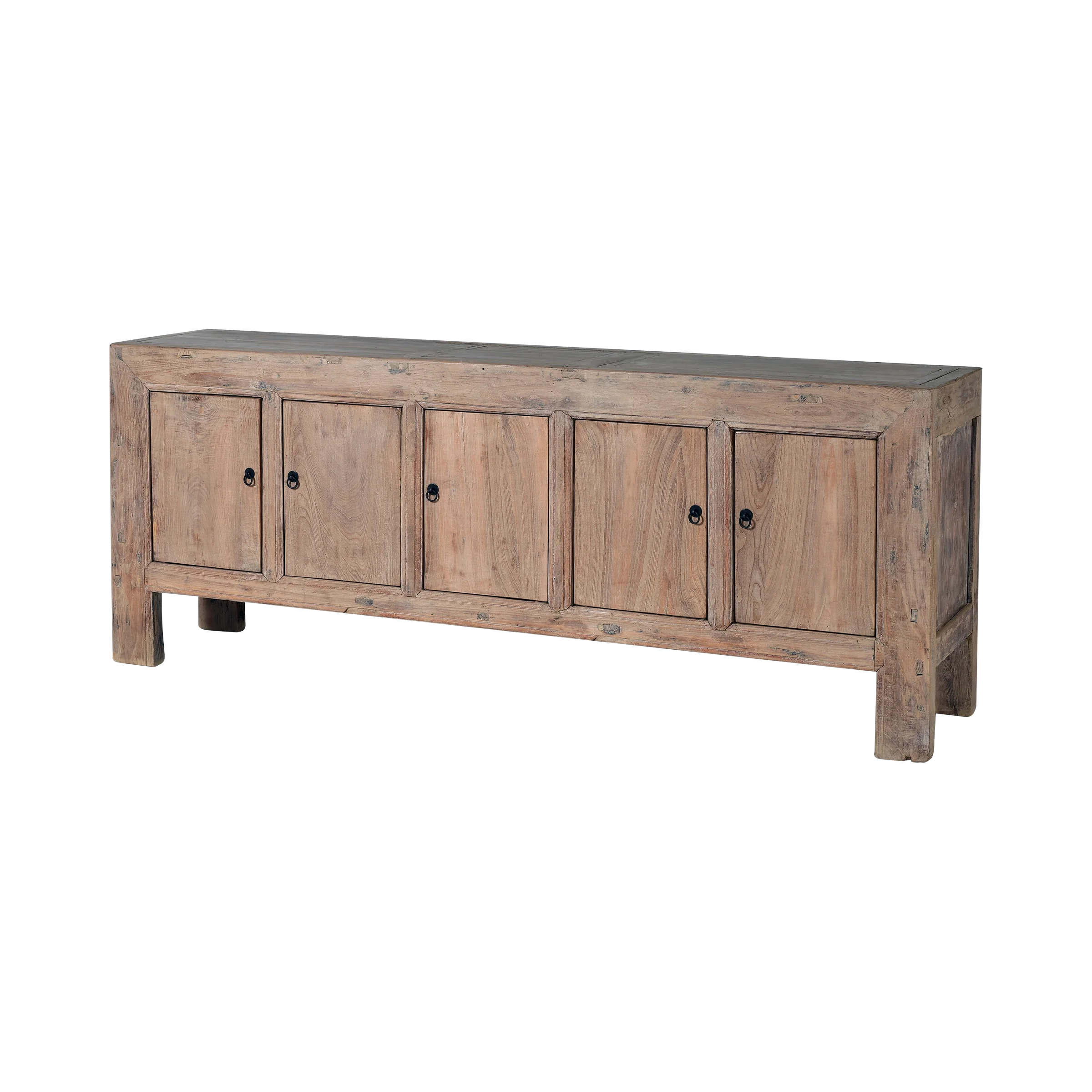 Qingdao - Buffet chinois ancien en orme massif n°4