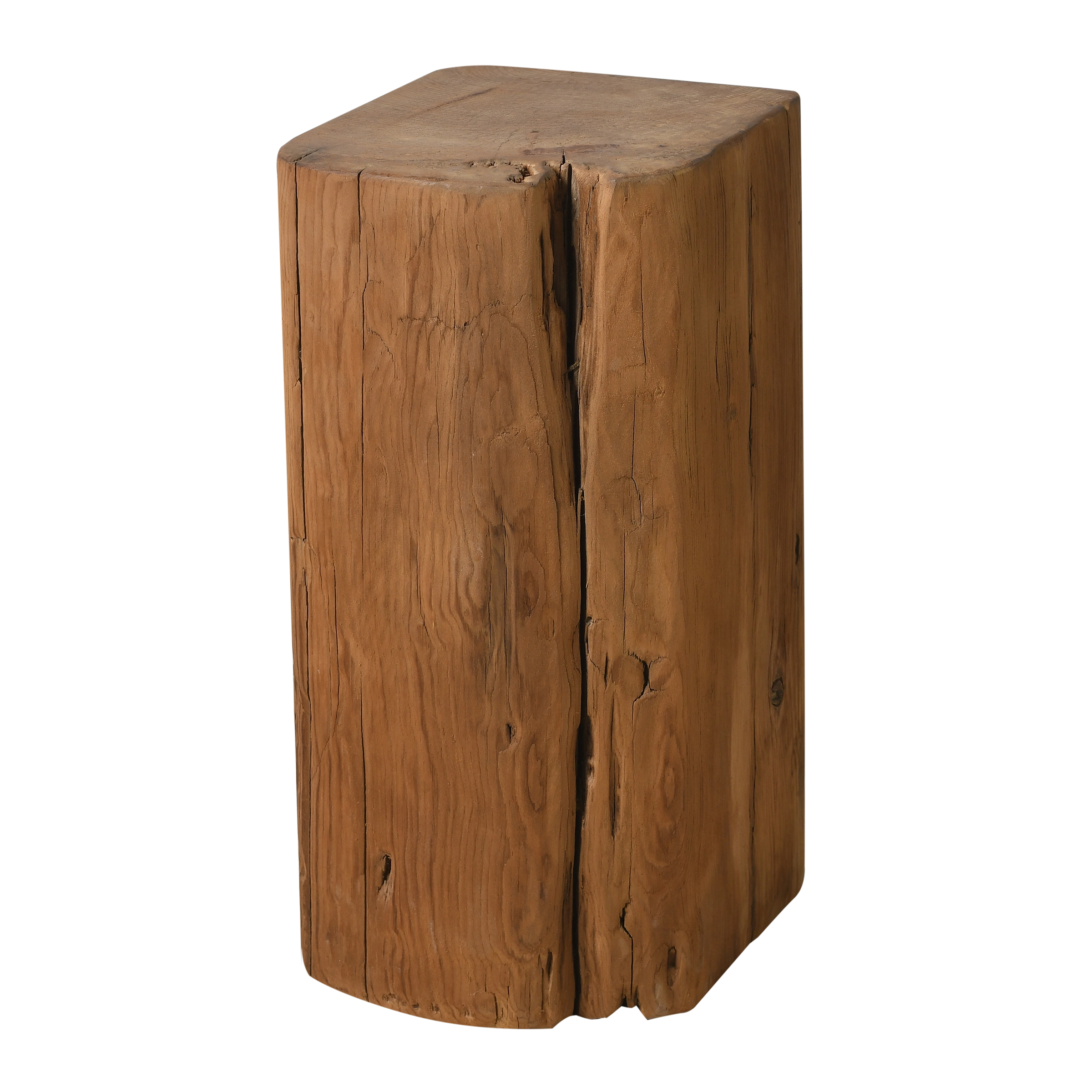 Hechi - Table d’appoint en pin ancien n°3