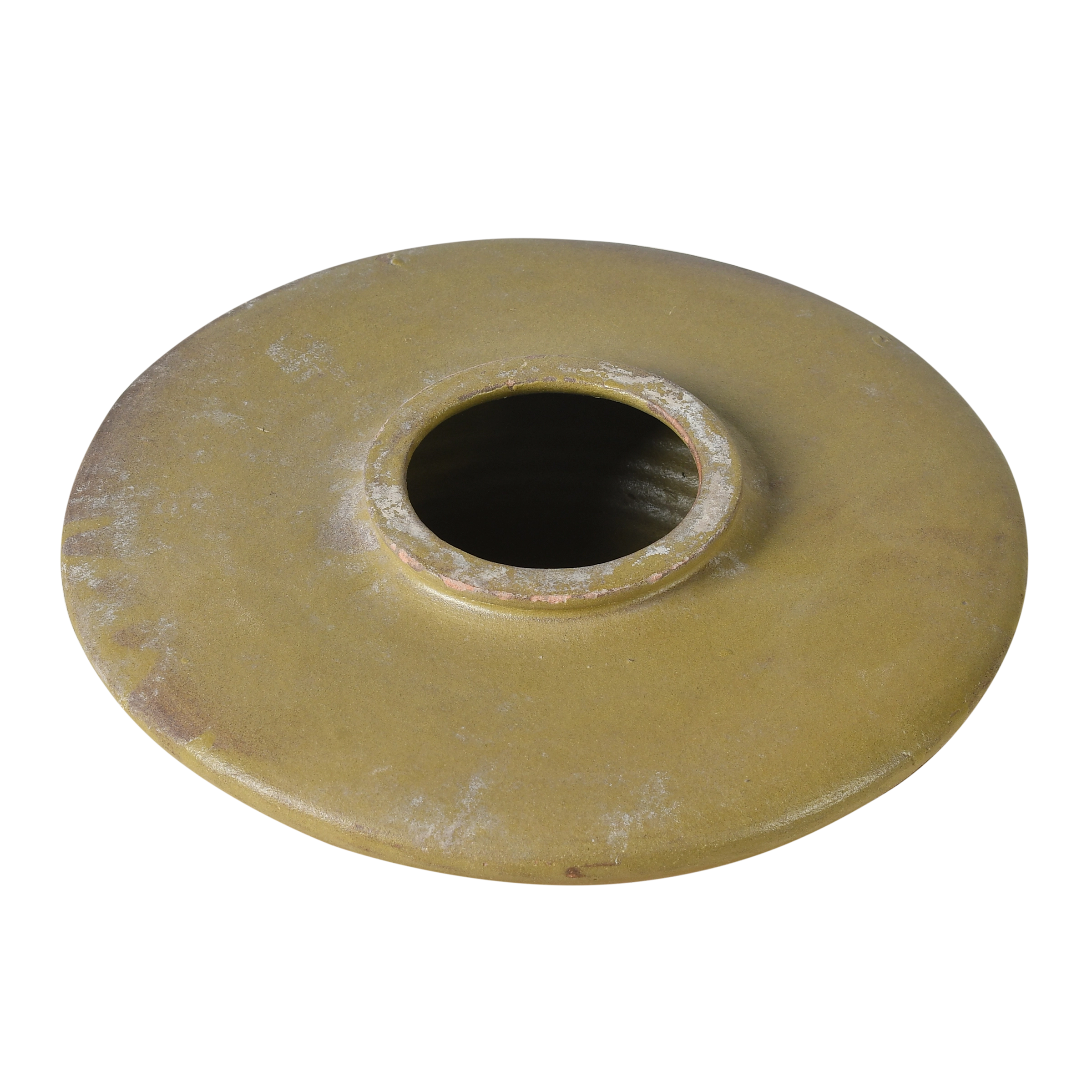 Huai - Jarre plate chinoise en grès n°3 - vue 2