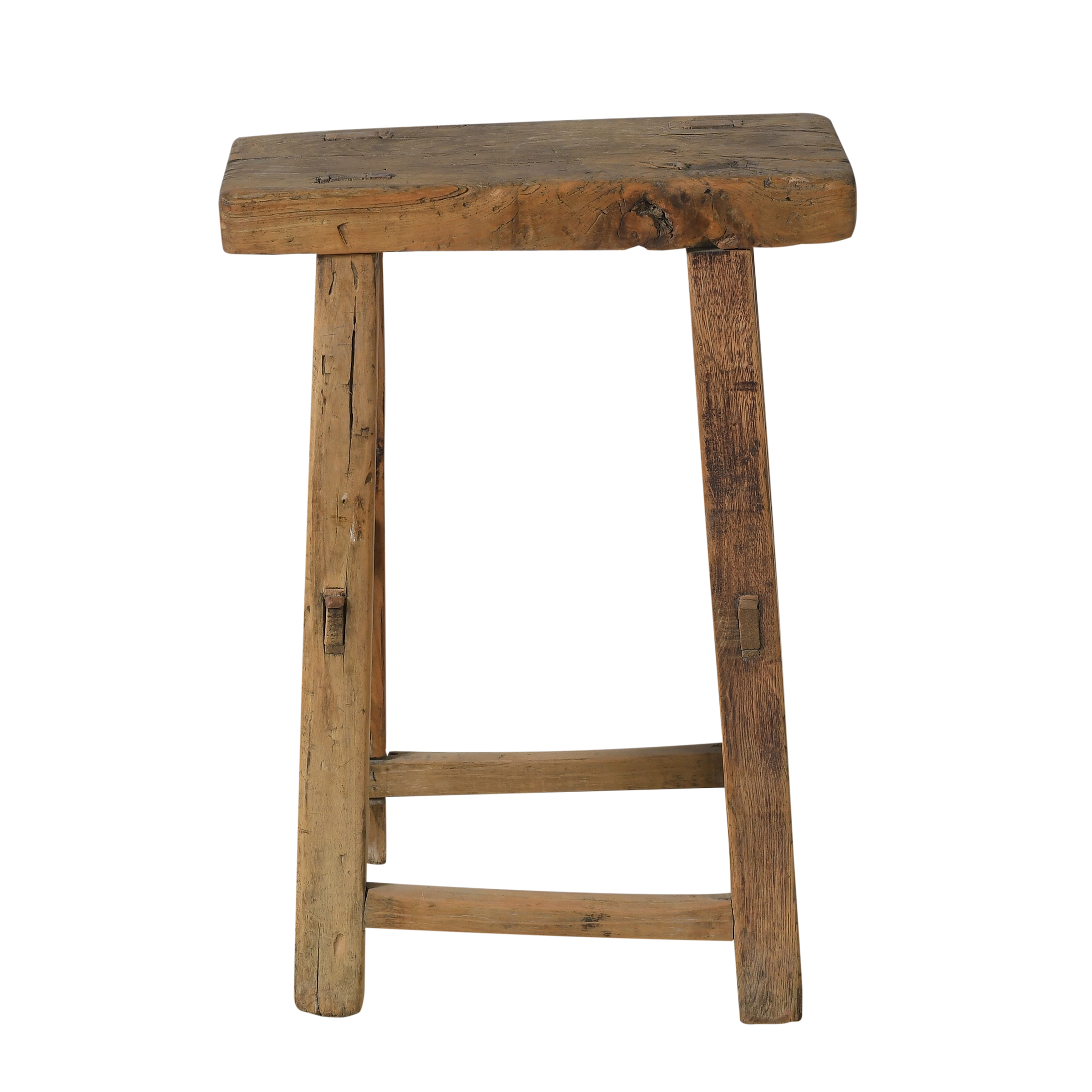 Zao - Tabouret chinois ancien en orme n°2