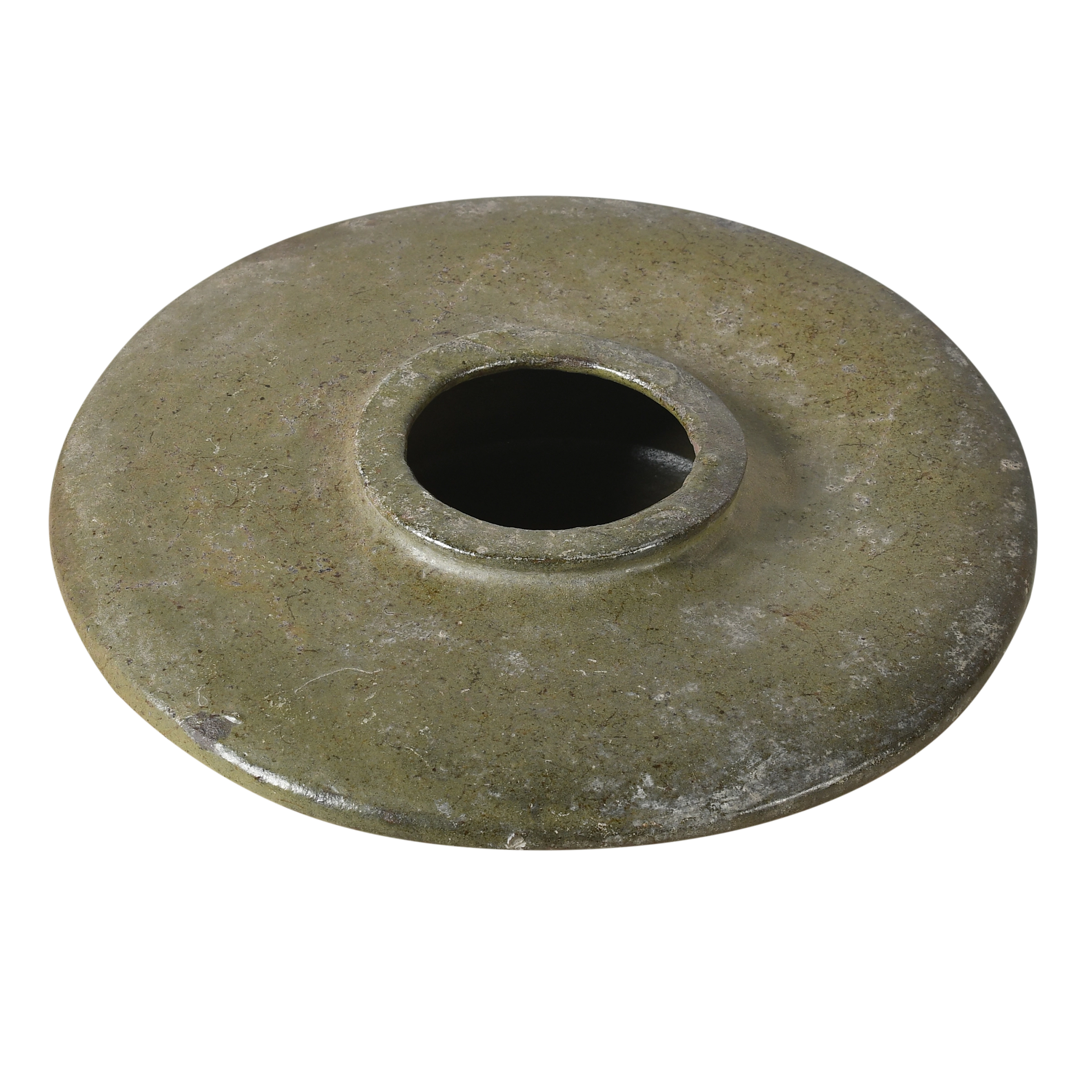 Huai - Jarre plate chinoise en grès n°8 - vue 2