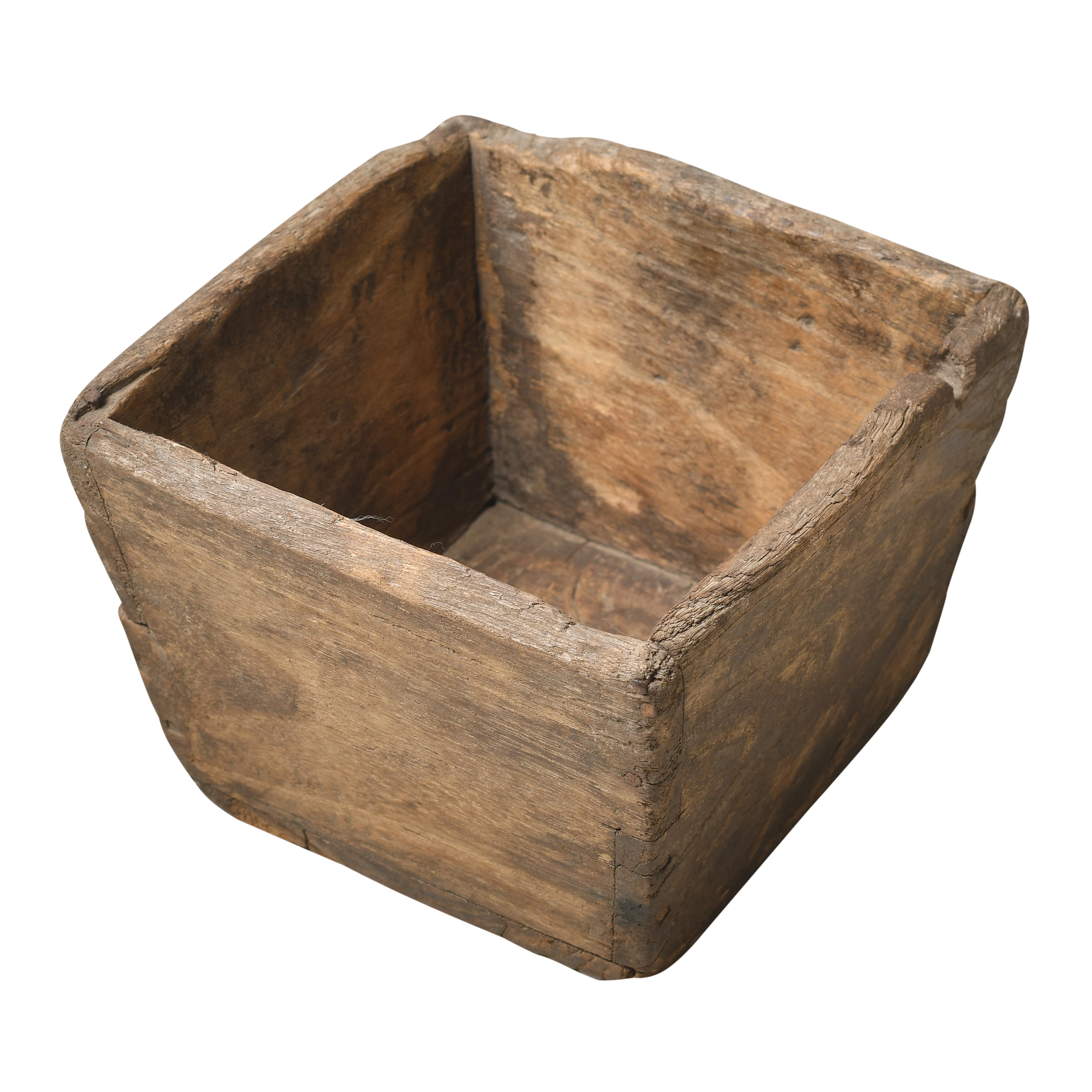 Jian - Panier carré en pin ancien n°13 - vue 2