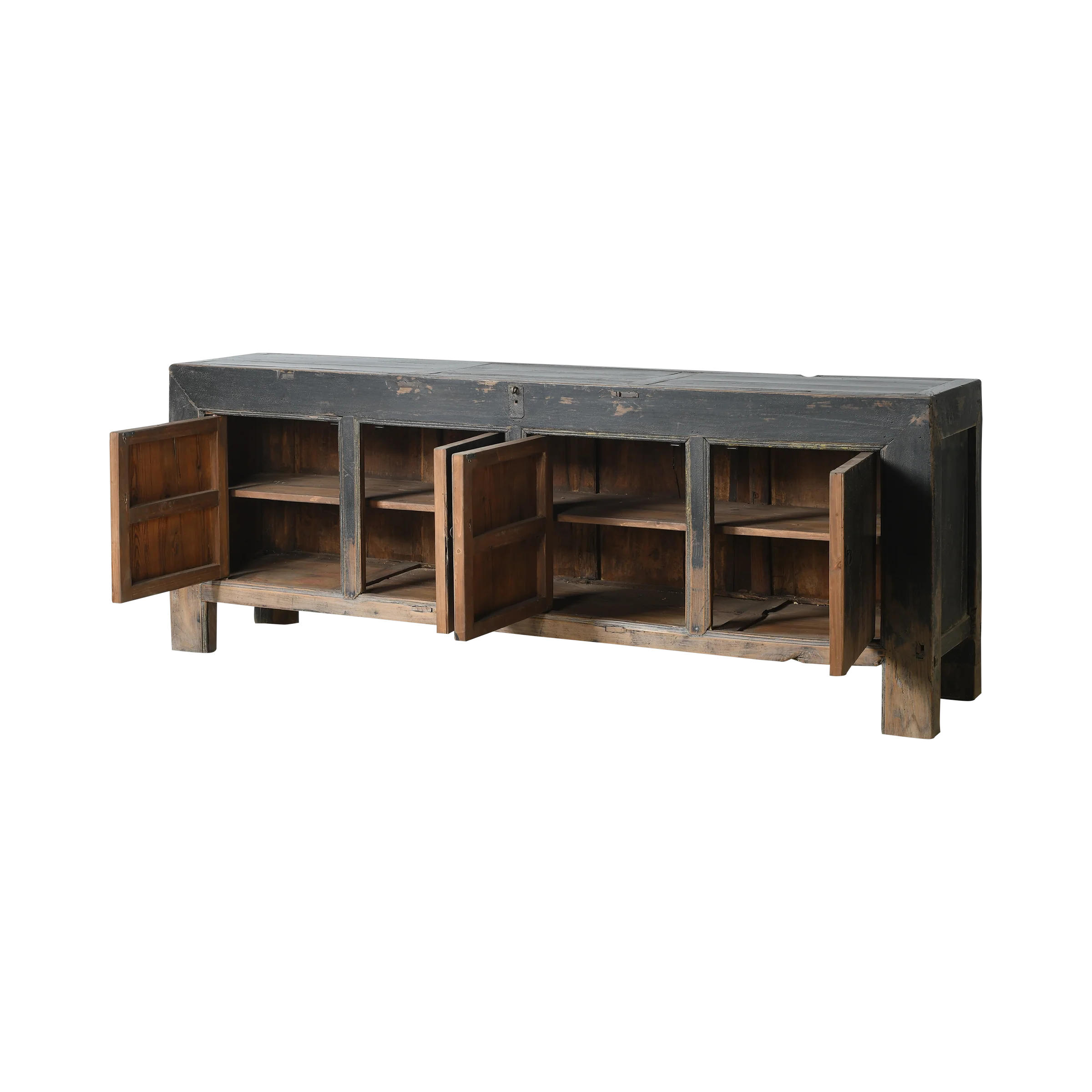 Qingdao - Buffet chinois ancien en orme massif n°12