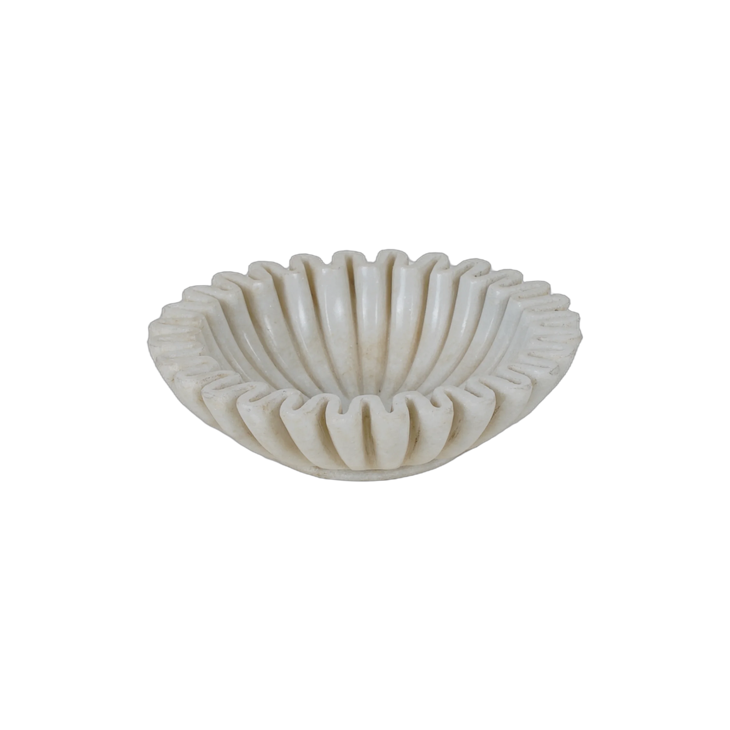Makrana - Coupe en marbre blanc sculpté n°11 - vue 4