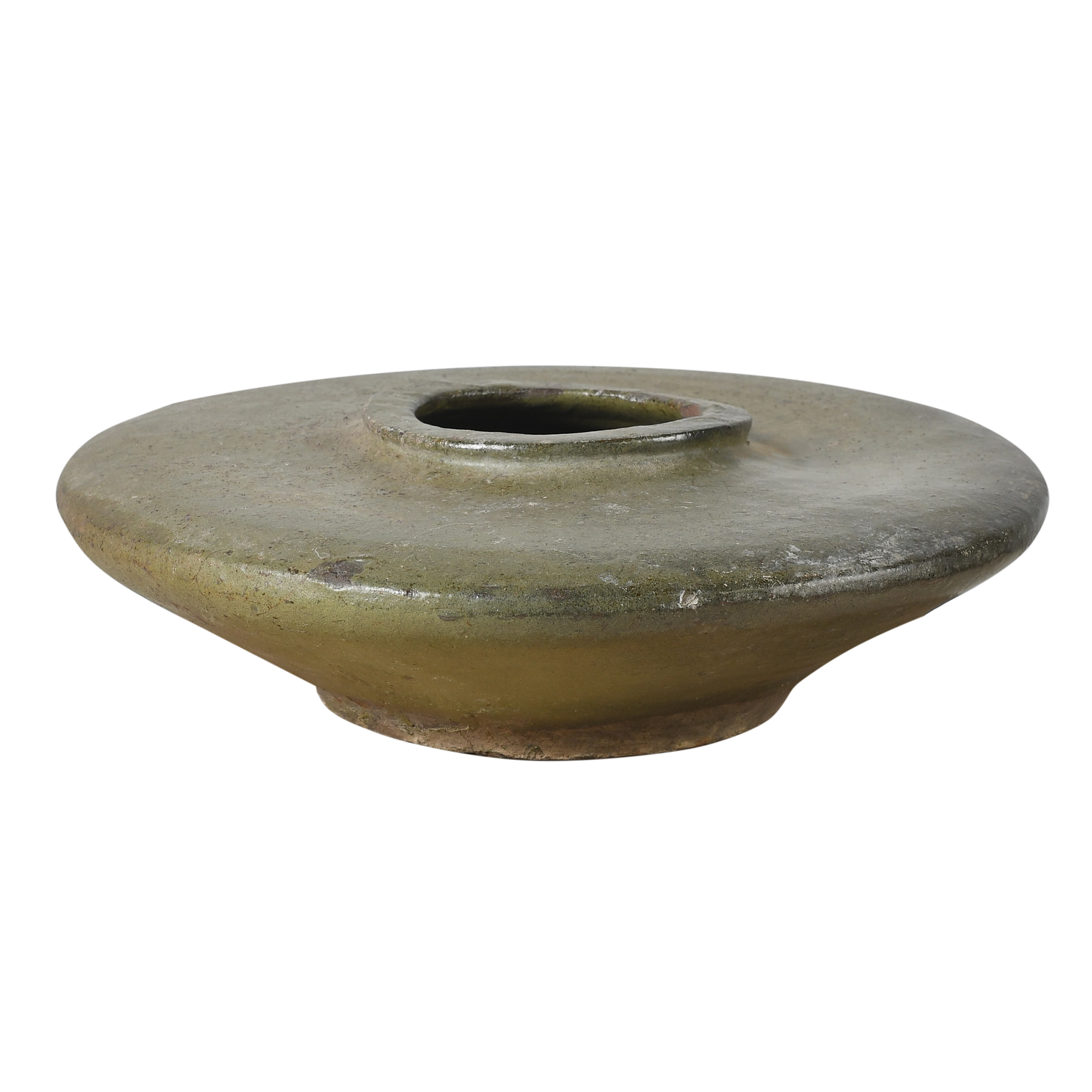 Huai - Jarre plate chinoise en grès n°8