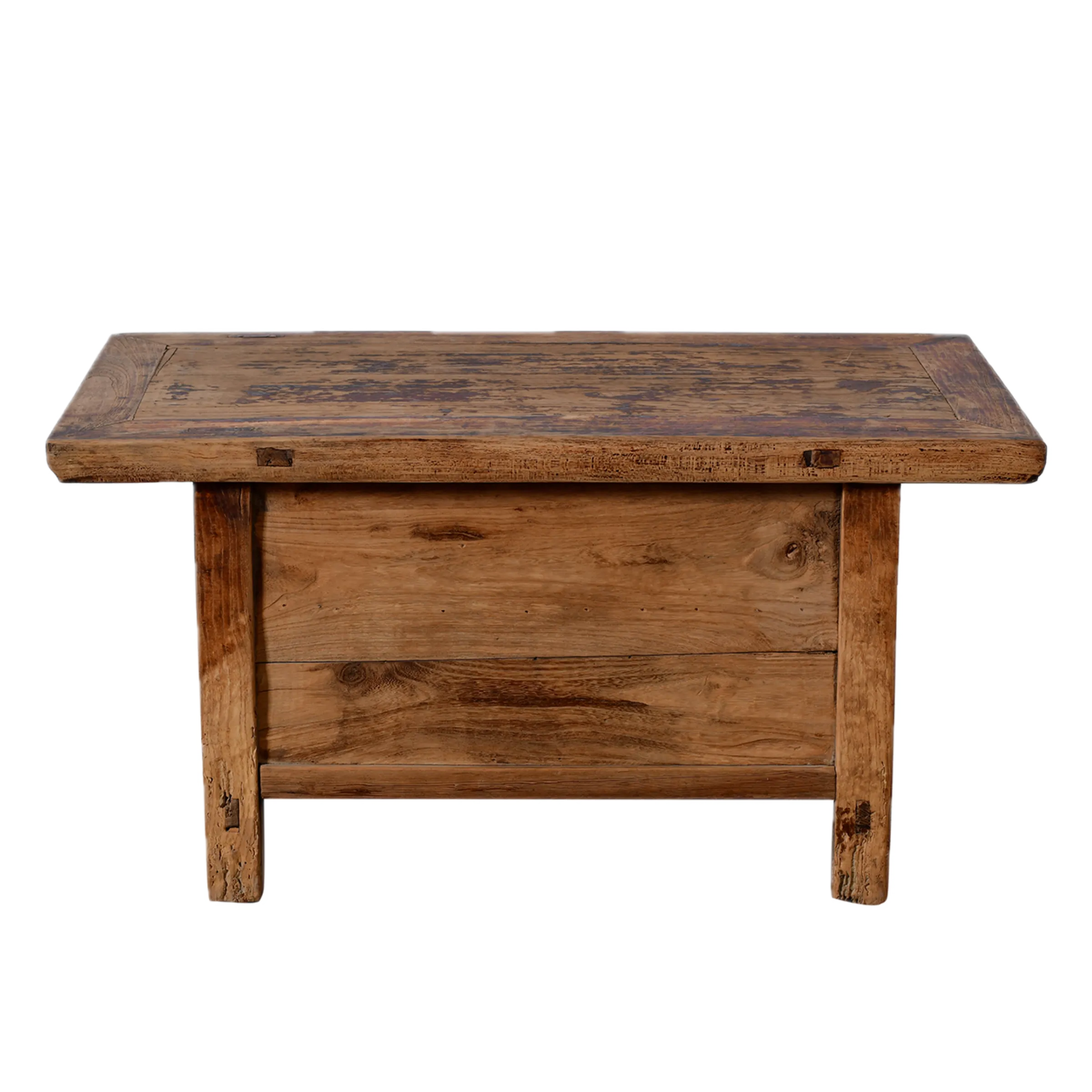 Linyi – Table de chevet chinoise en orme ancien n°7