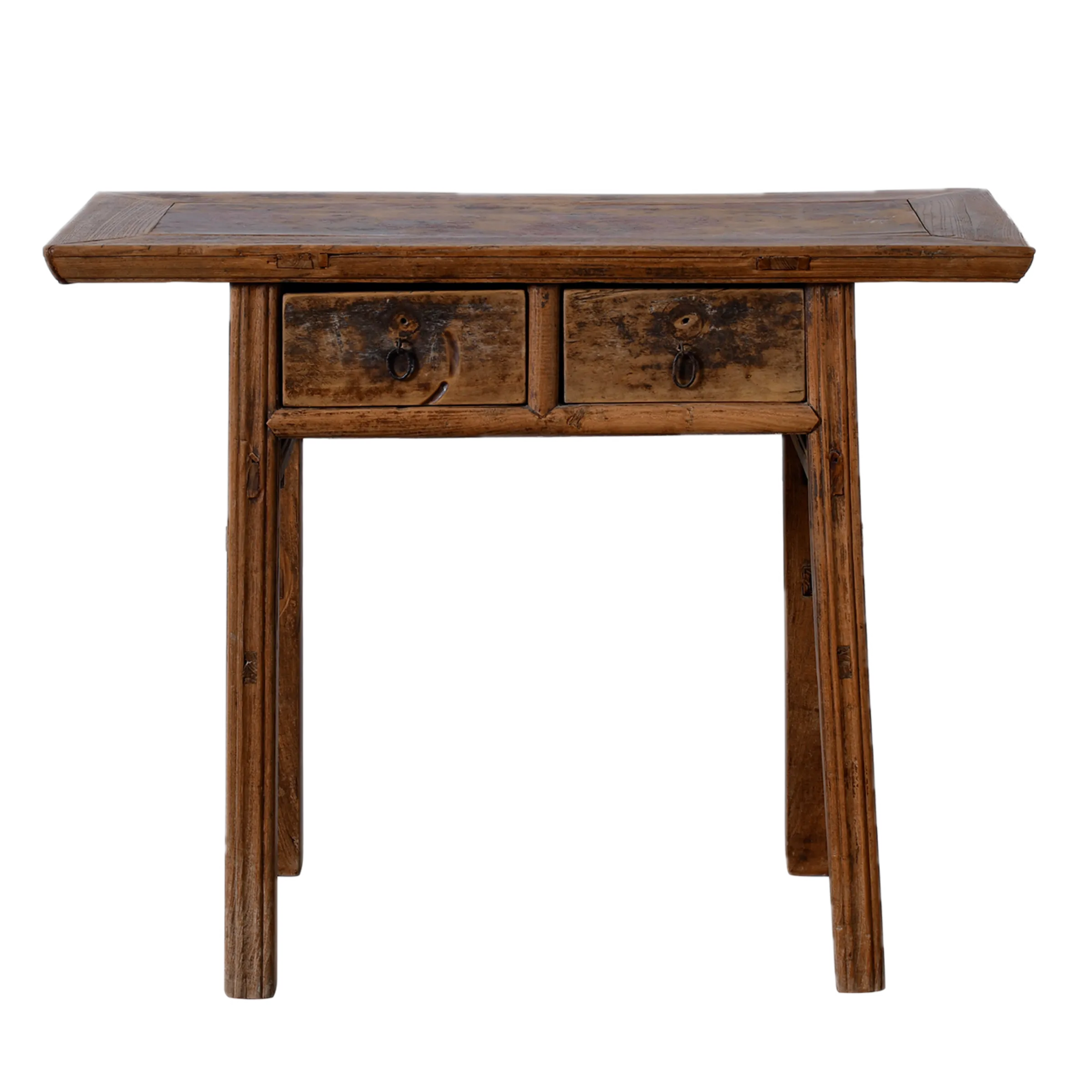Huojia - Petite console chinoise vintage en orme n°3