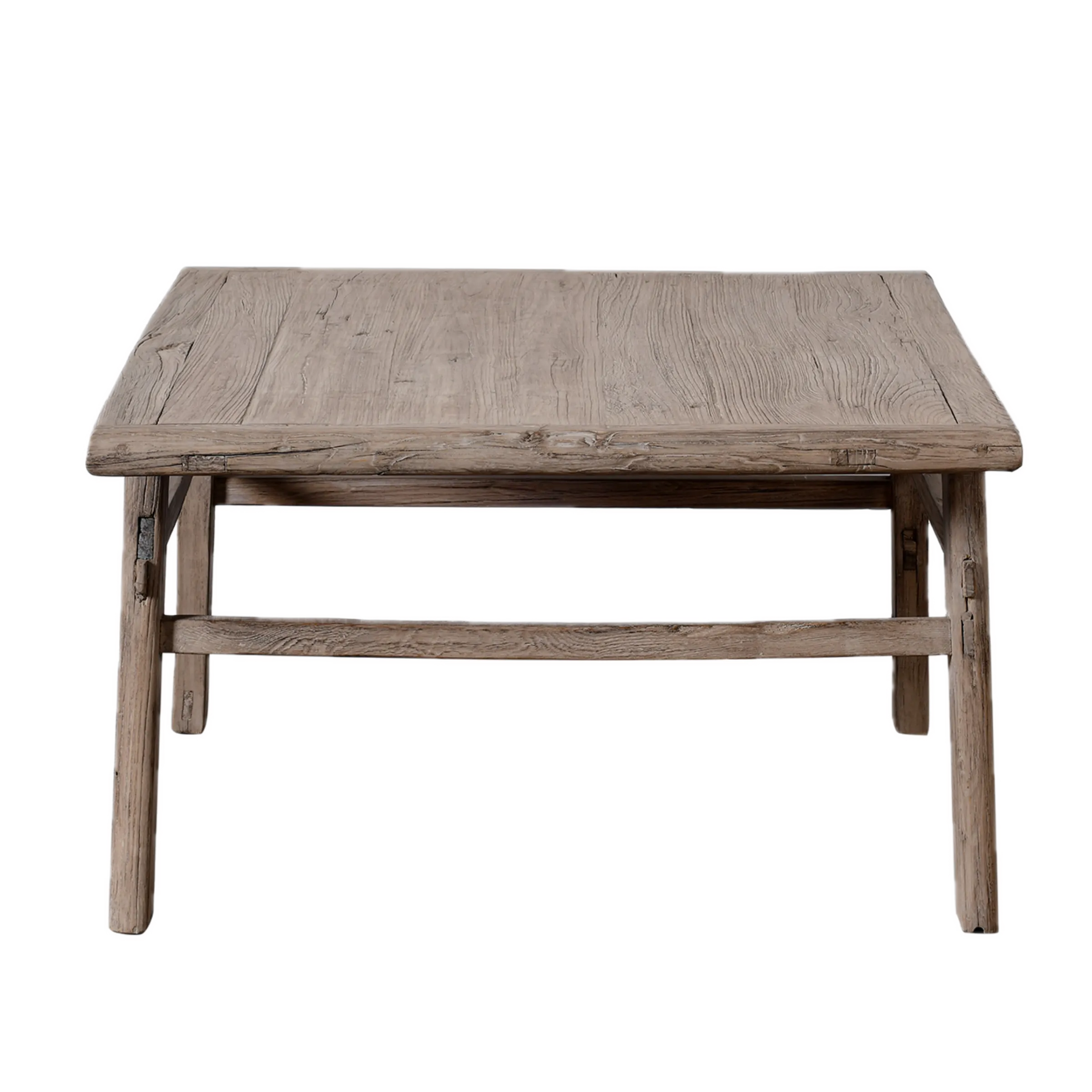 Weifang – Table carrée ancienne en orme massif
