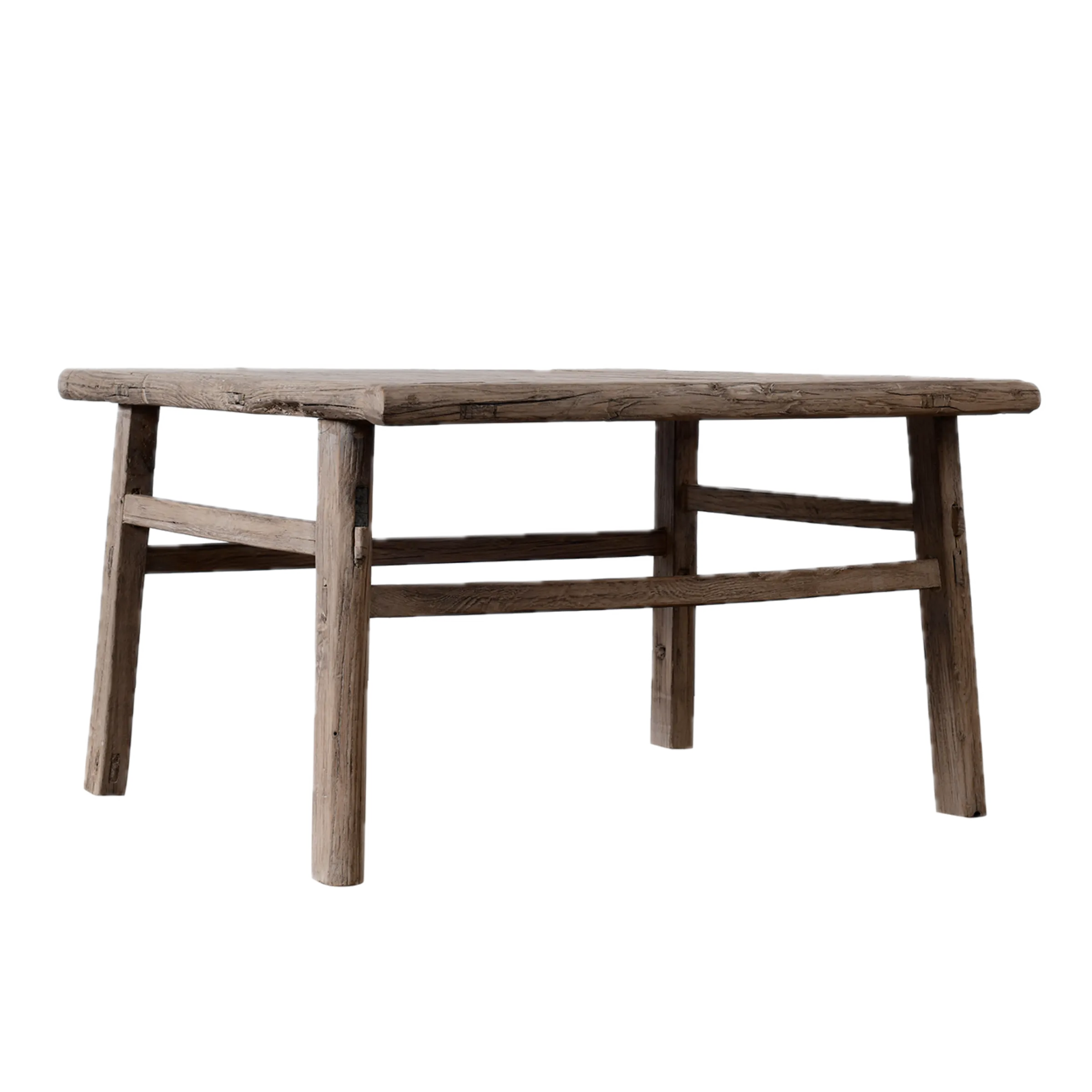 Weifang – Table carrée ancienne en orme massif