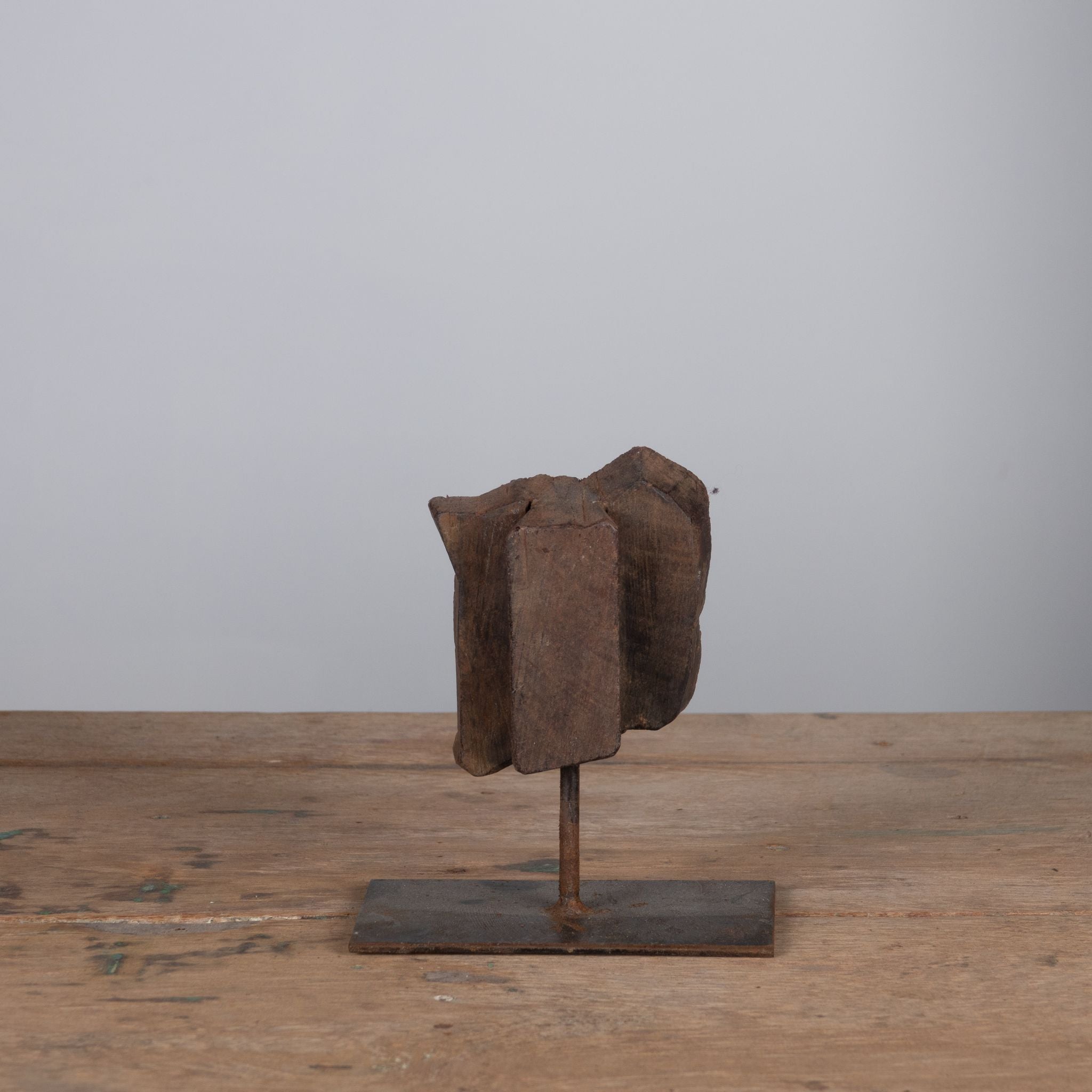 Lakdi - Ancien tampon de blockprint sur pied n°4