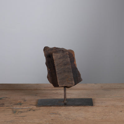 Lakdi - Old BlockPrint Tampon On Stand N ° 10