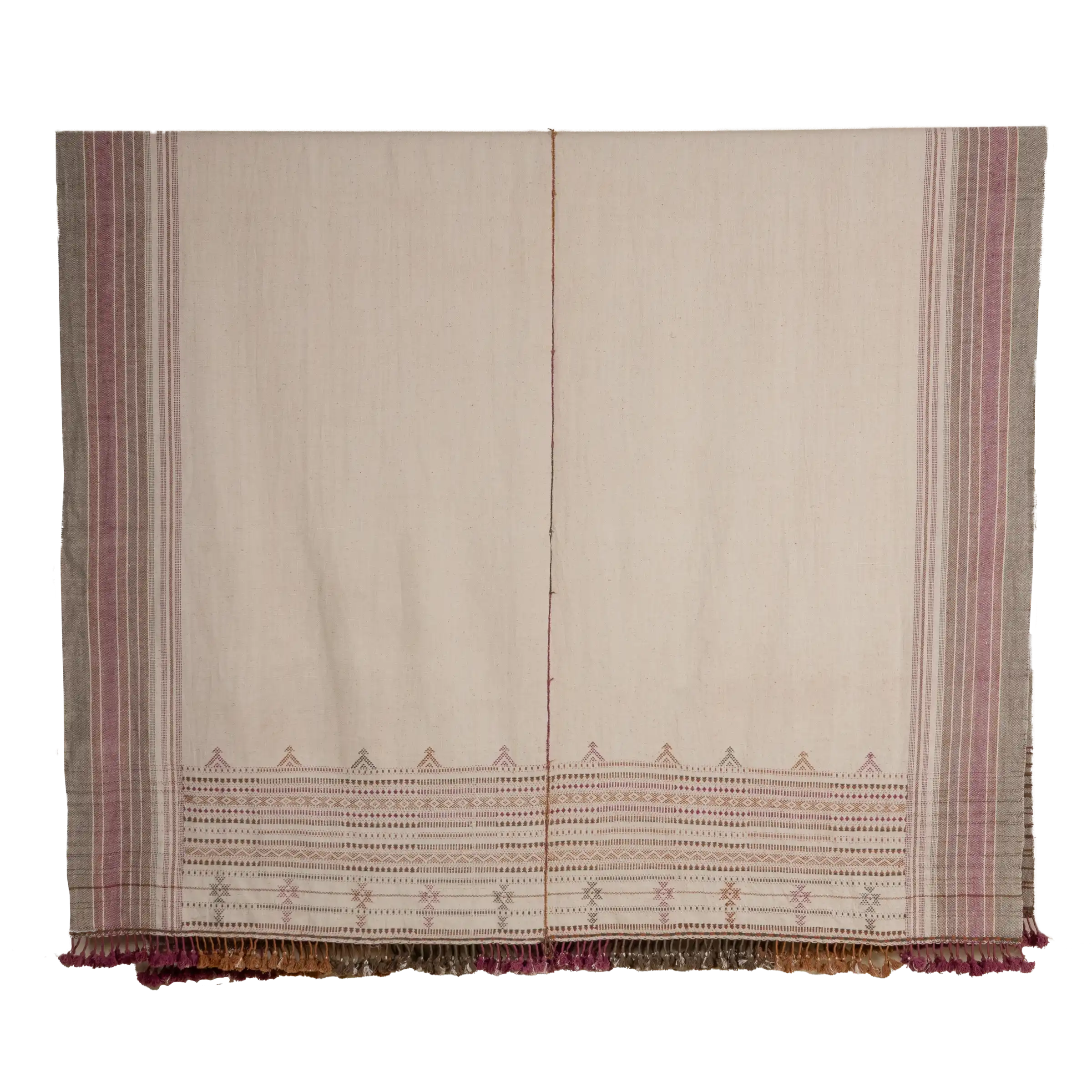 Mankuwa - Nappe en coton tissé à la main